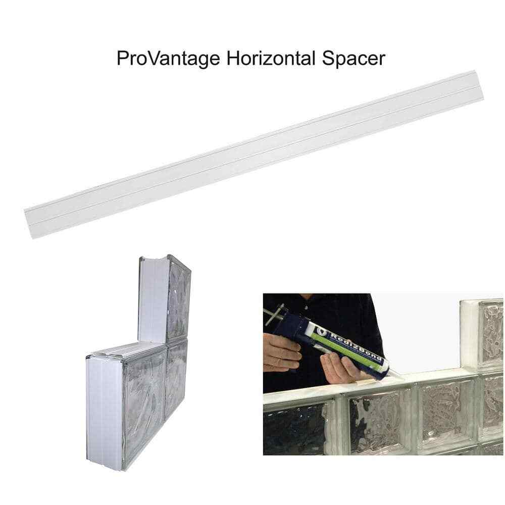 ProVantage Installation Kit 8″x8″x3″ Thick Silicone System Glass 20 Block Kit