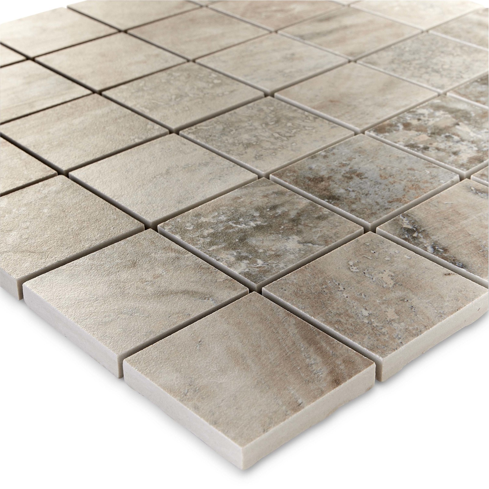 Cruz Bay Studio MKT61162 Tufo – 12″ x 12″ Square Floor and Wall – White