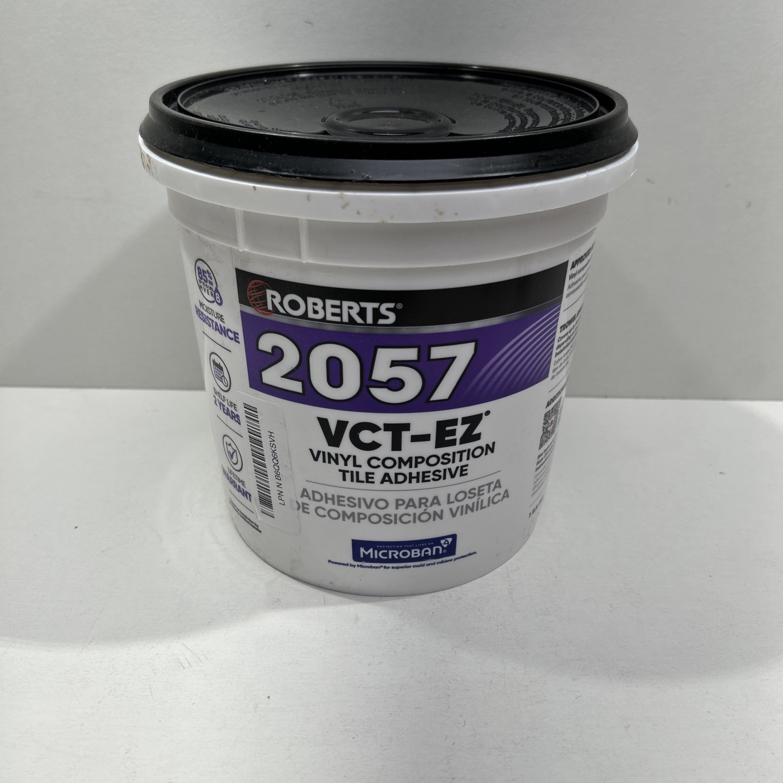 Roberts Adhesive Vinyl Self Floor Tiles Stick Flooring Tile Peel Glue Commercial