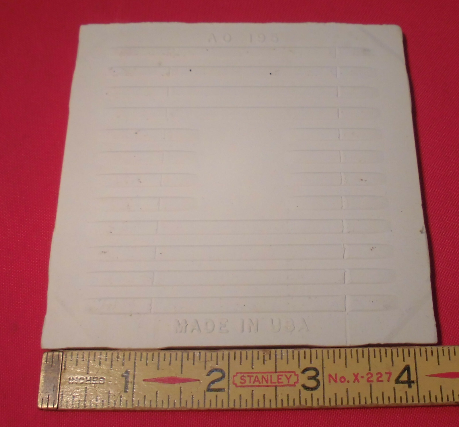 1 pc. Vintage *Buckwheat* Glossy Ceramic Tile #46 by American Olean 4-1/4″ NOS