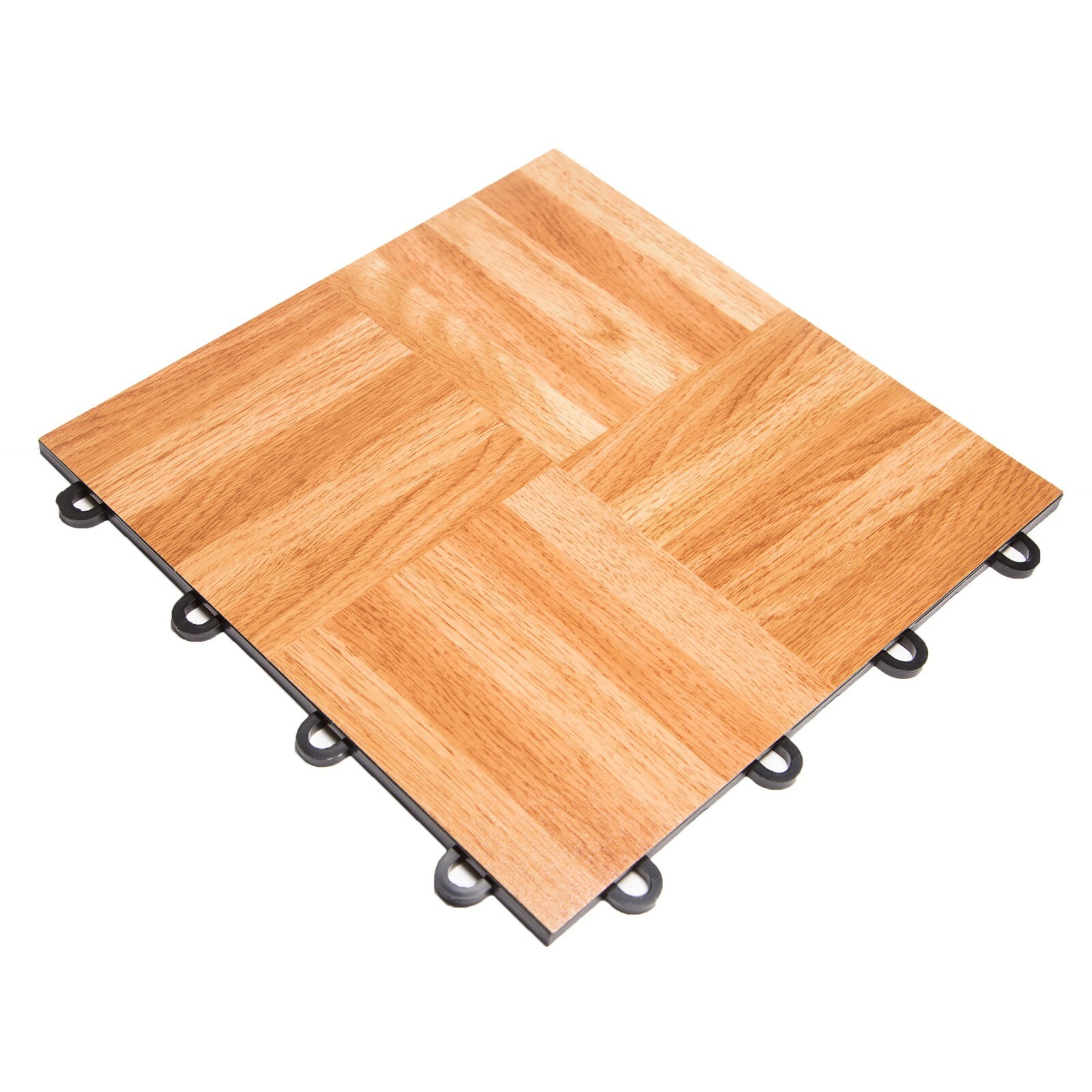FlooringInc Practice Dance Tiles Kits with Edges, 12″x12″ Tiles, 11 Floor Sizes