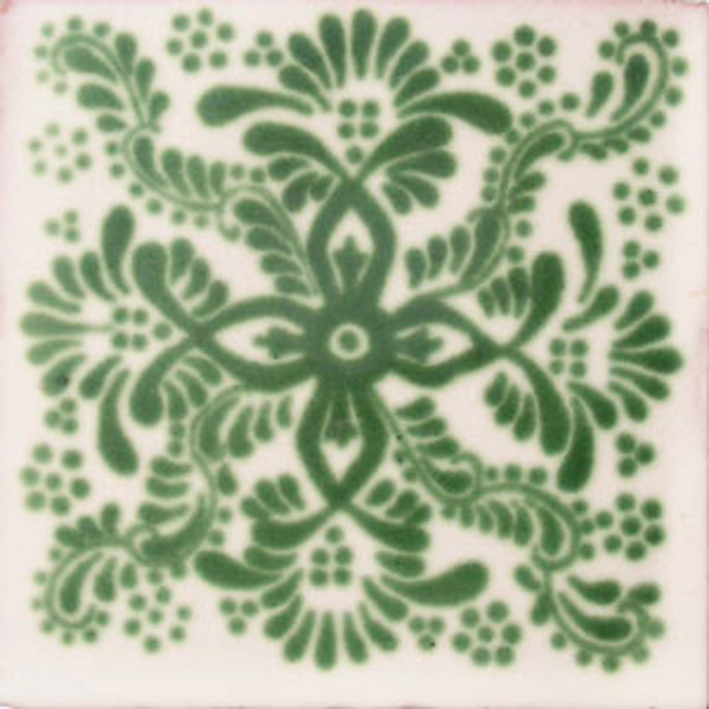 #C040) Mexican Tile sample Ceramic Handmade 4×4 inch, GET MANY AS YOU NEED !!