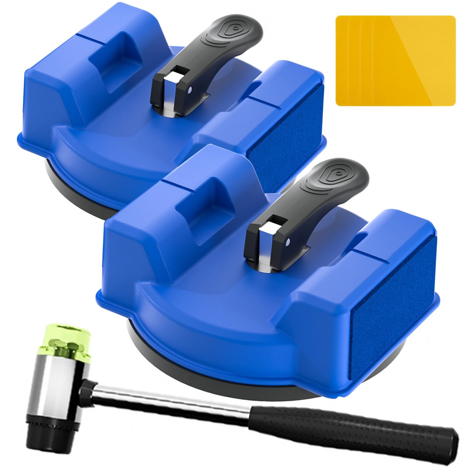 2PCS Floor Gap Fixer Tool, 2026 New DualSide Striking Vacuum Suction Plank Ga…