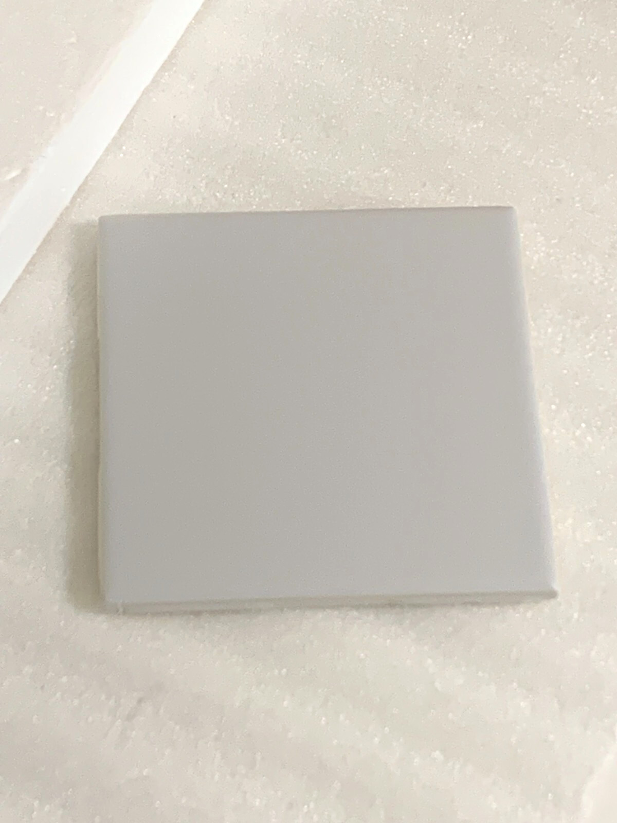 New (nos) Florida Ceramic Tile Pearl 4 3/8″ x 4 3/8″ Matte