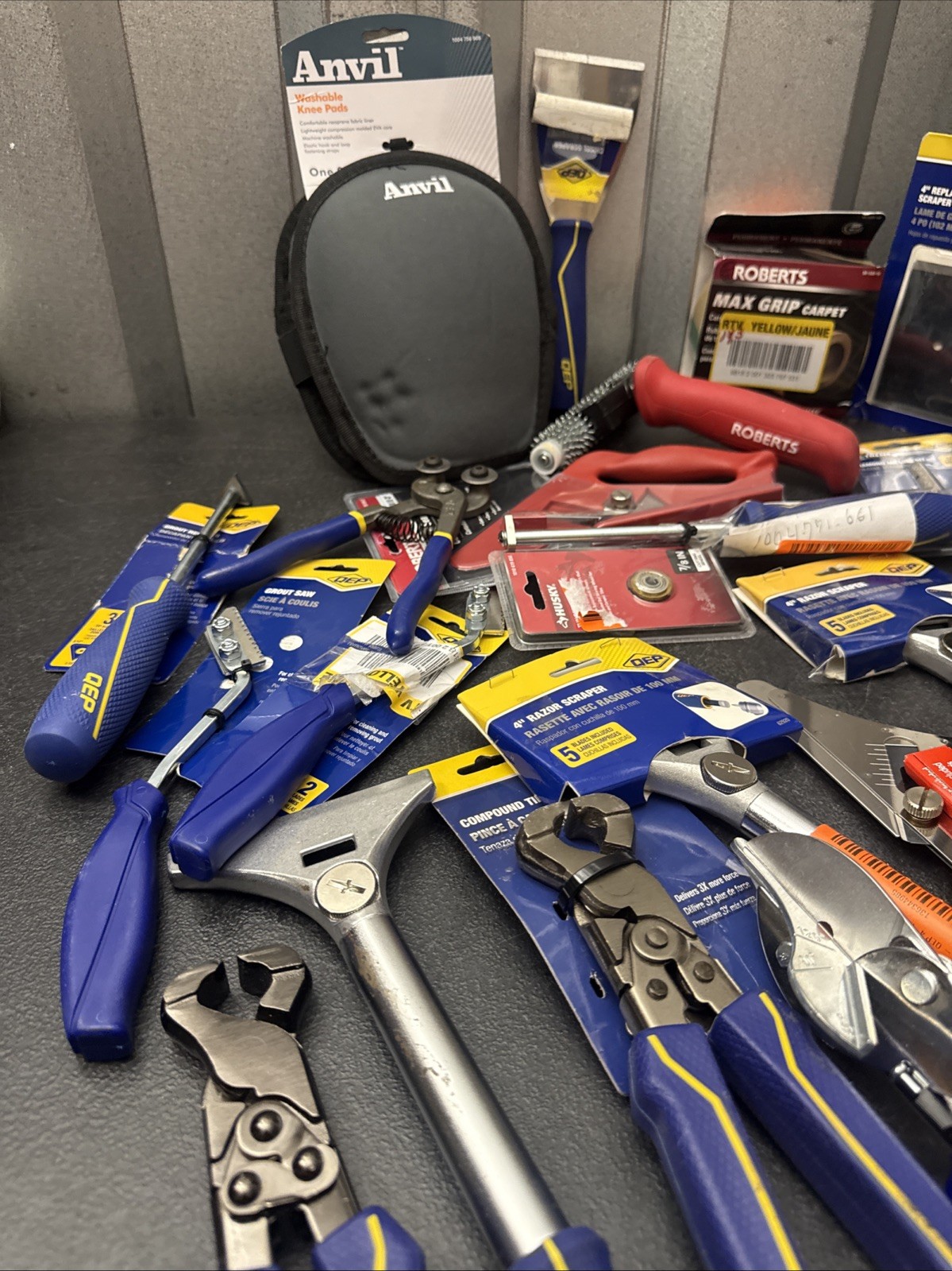 *Mixed Lot* QEP Tools Glass Tile Nipper, Grout Saw, Title Cutter, Striper Blades