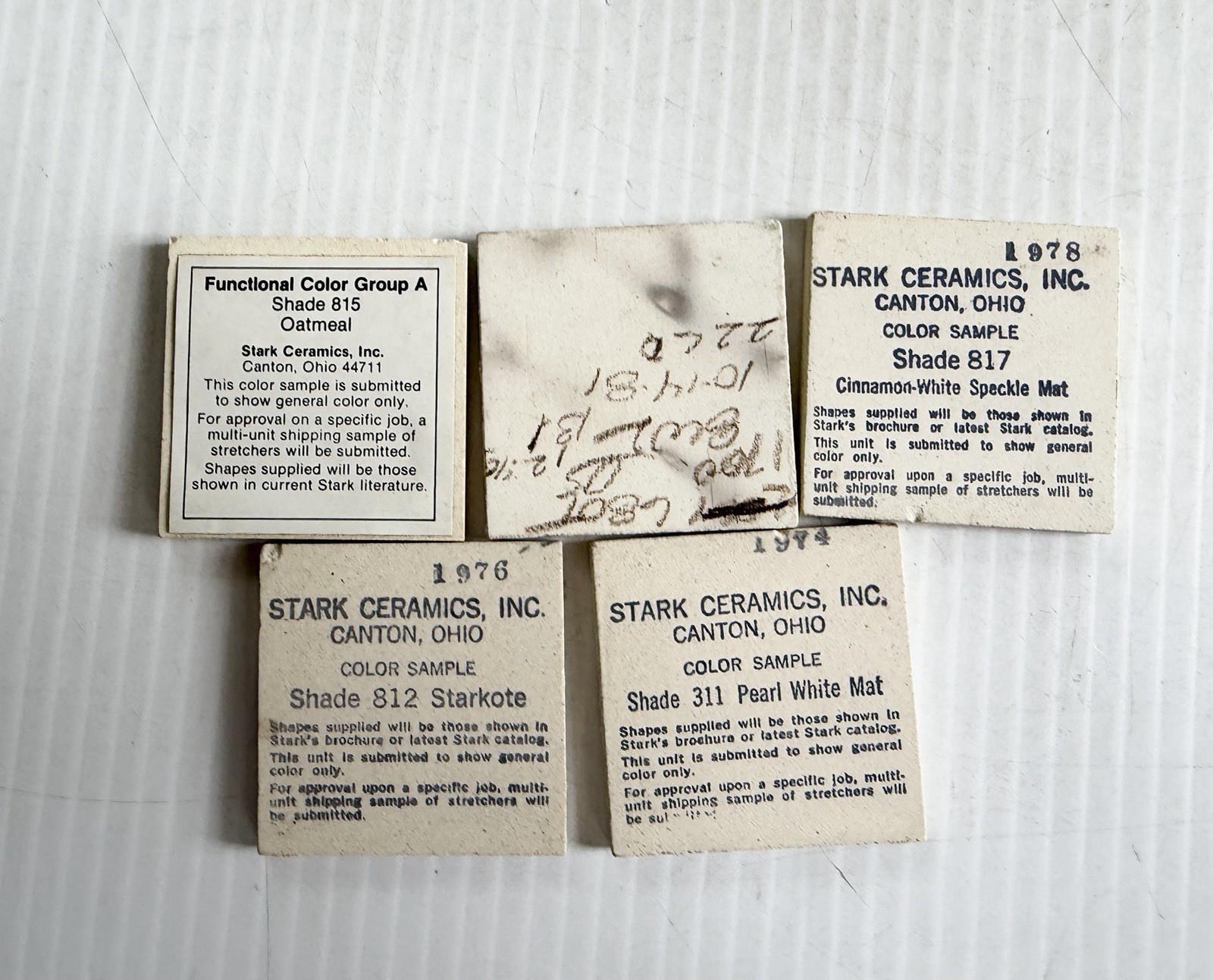 Mixed Lot Of Vtg 2” Square Ceramic Tiles MCM Kitchen Bath Beige, Cream, Speckled