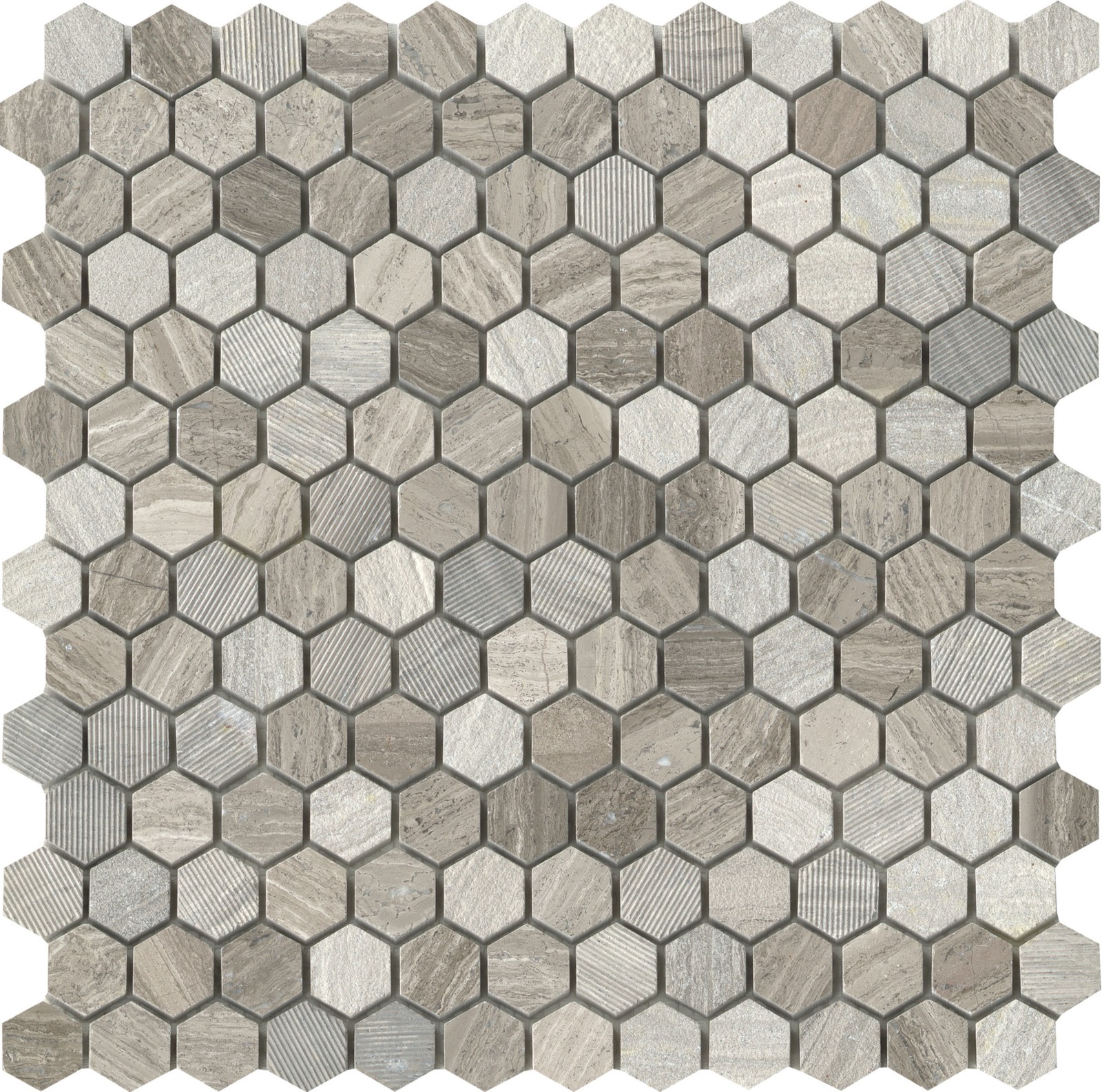 Emser Tile M05METR1212M1HV2 Marble – 12″ x 12″ Geometric Wall – Off White