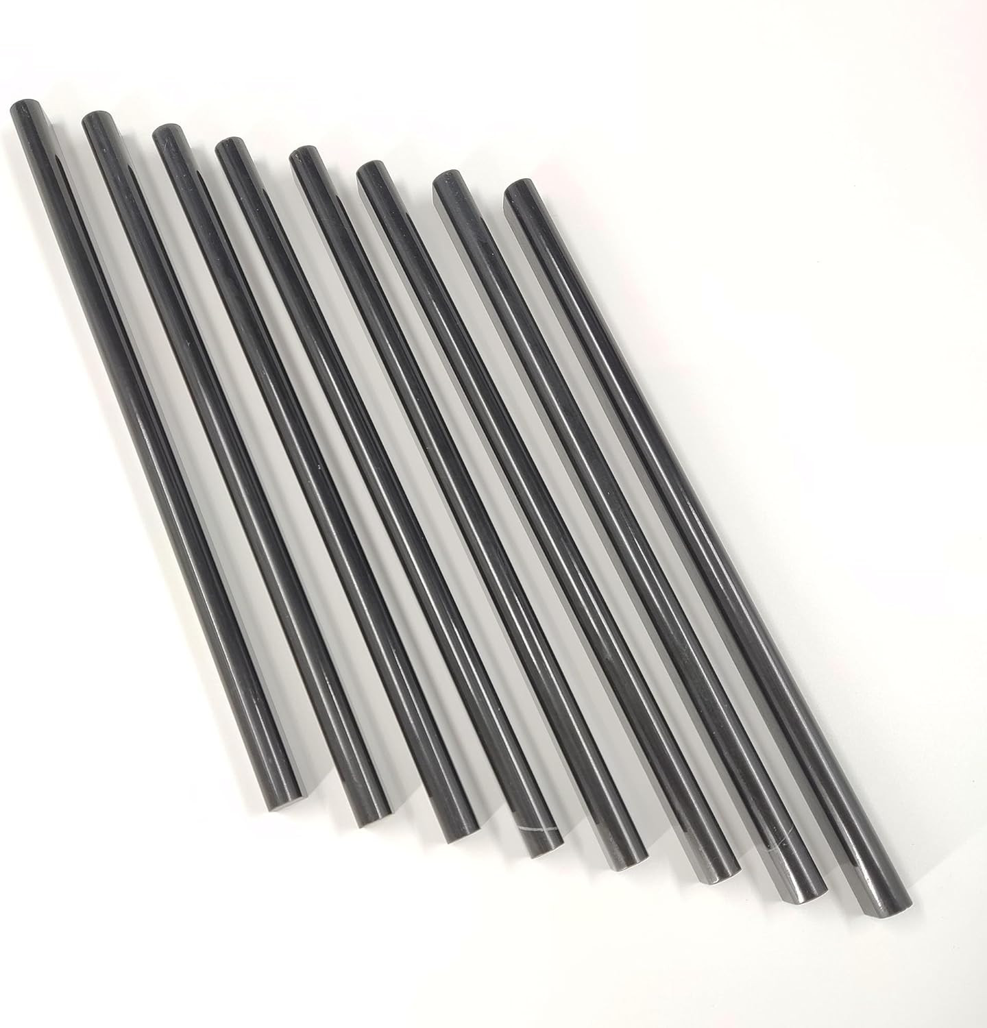 Black 15 Pack Marble Pencil Tile, 0.5″X12″ Polished Marble Tile Edge Trim for Ki