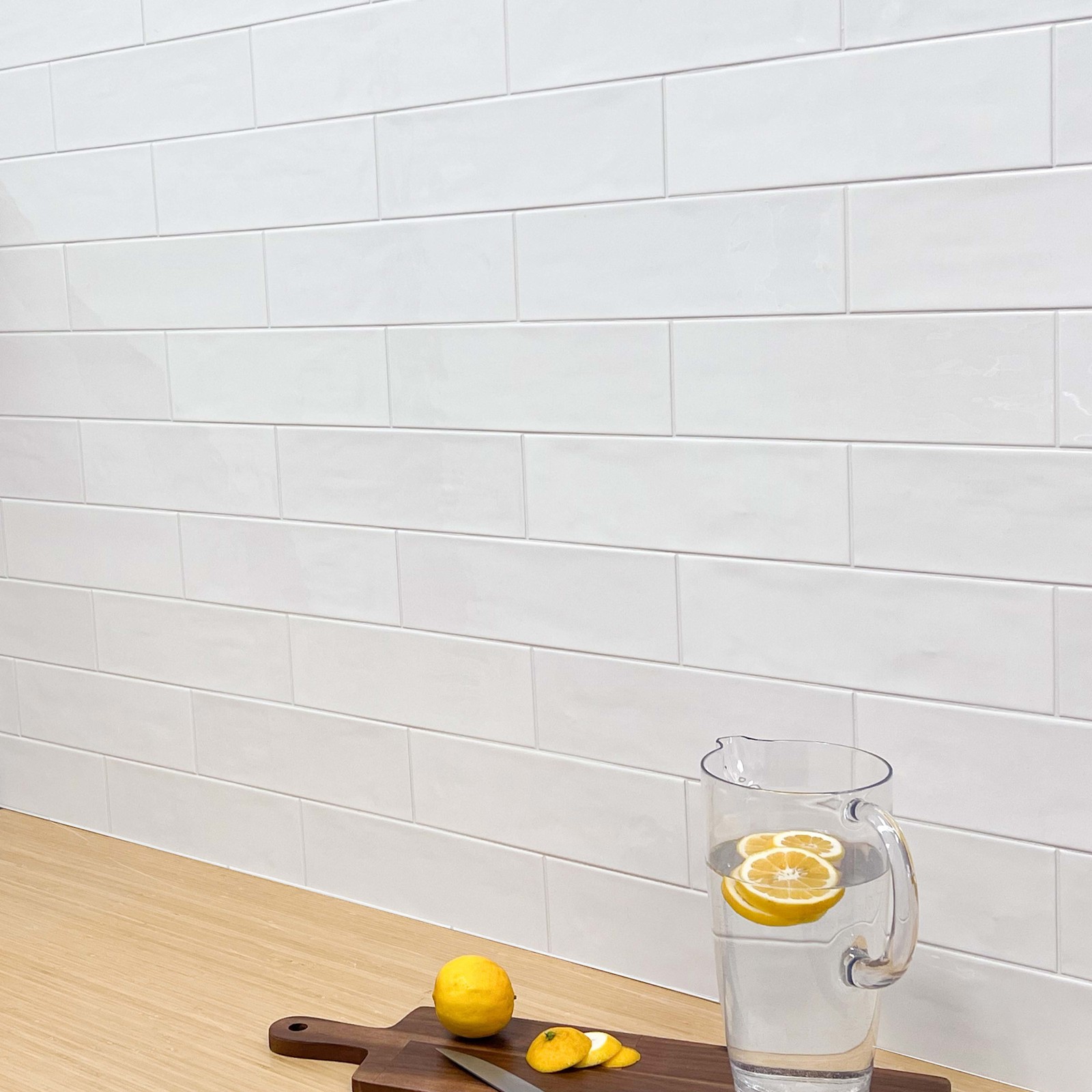 Cruz Bay Studio BE3 Bedouin – 4″ x 12″ Brick Wall Tile – Glossy – Blue