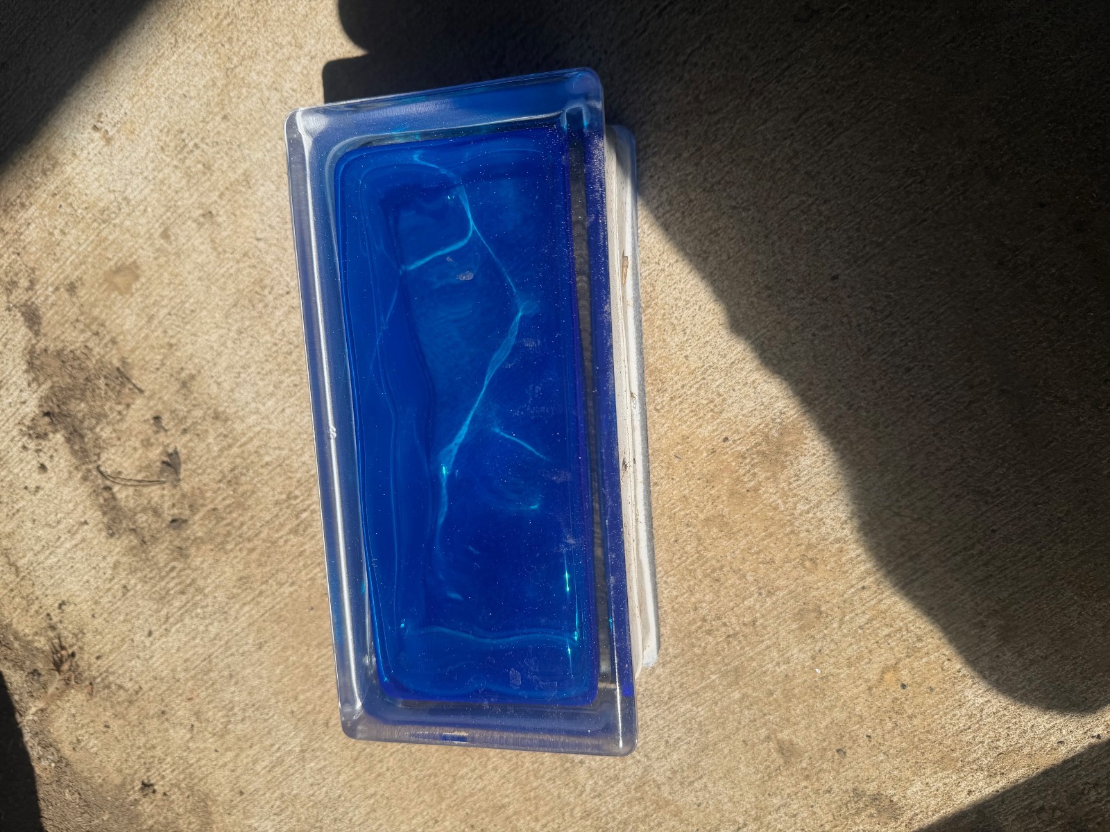 Glass Block Architectural Wall colors available Red Blue 7 3/4x 3 3/4x 3 1/8