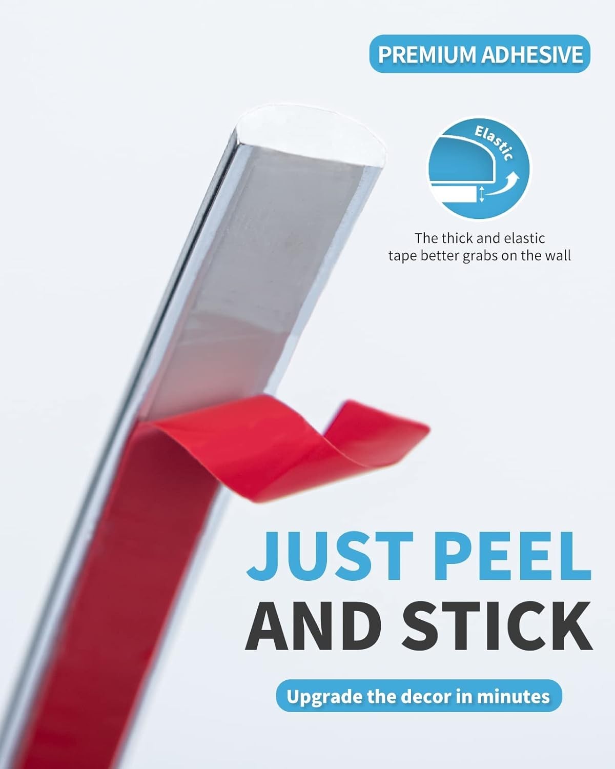 Durable 10 Ft Self-Adhesive Tile Edge Trim – Perfect for Kitchen & Bath Decor