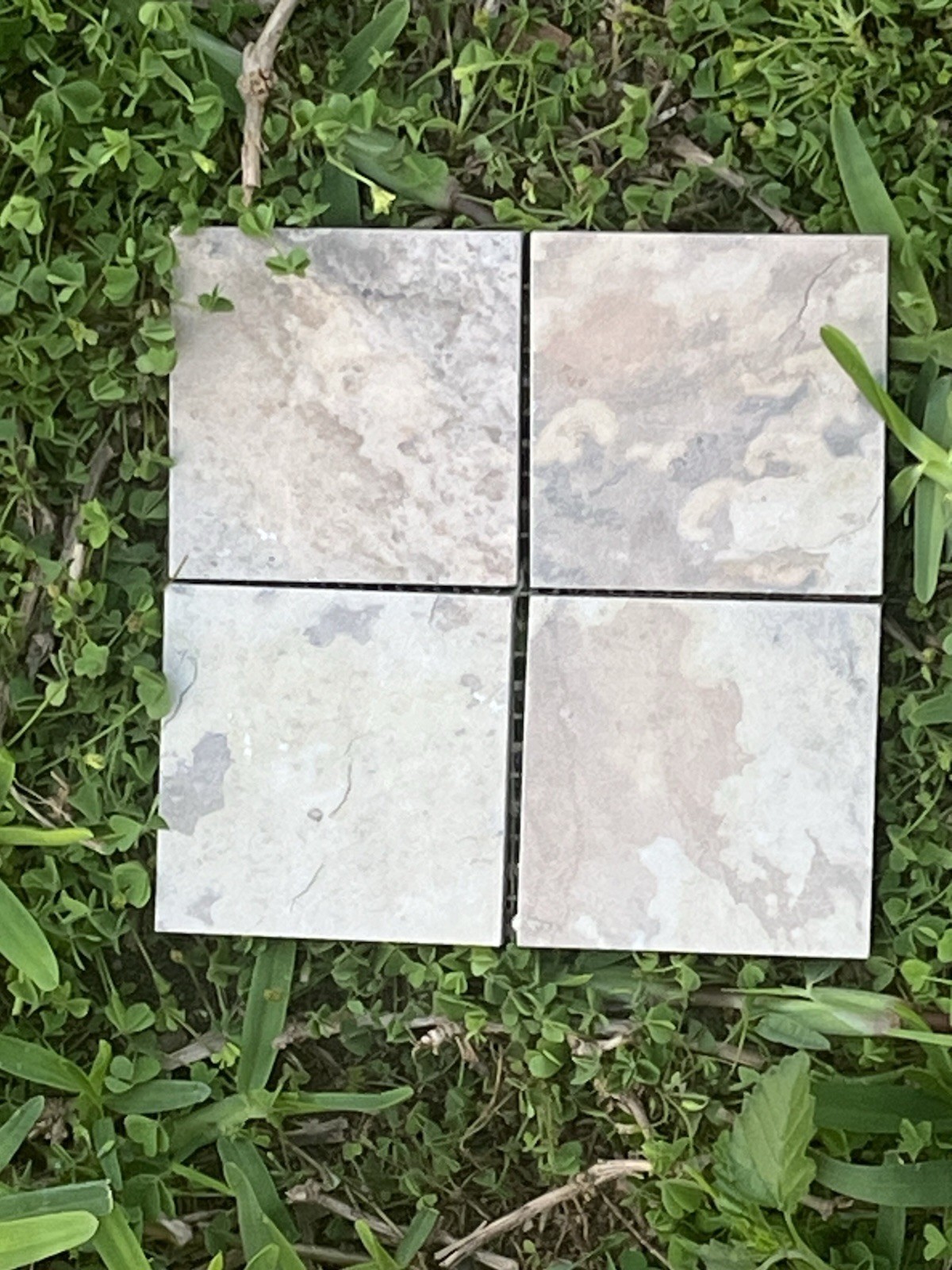 1 pc 4 Stone-3×3 fired Clay, Look Ceramic home 💡 ideas