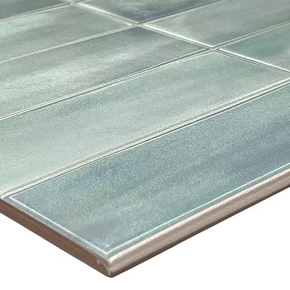 Spanish Allure Porcelain 12 In. X 24 In. X 9Mm Wall Tile Case – Sage (5 PCS, 10.
