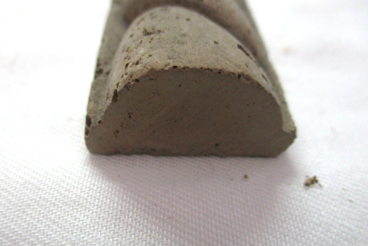 1 Trim Matte Border Tile Angora Canada Ceramic Clay Brown 7-7/8″ X 1-1/8″ Roped