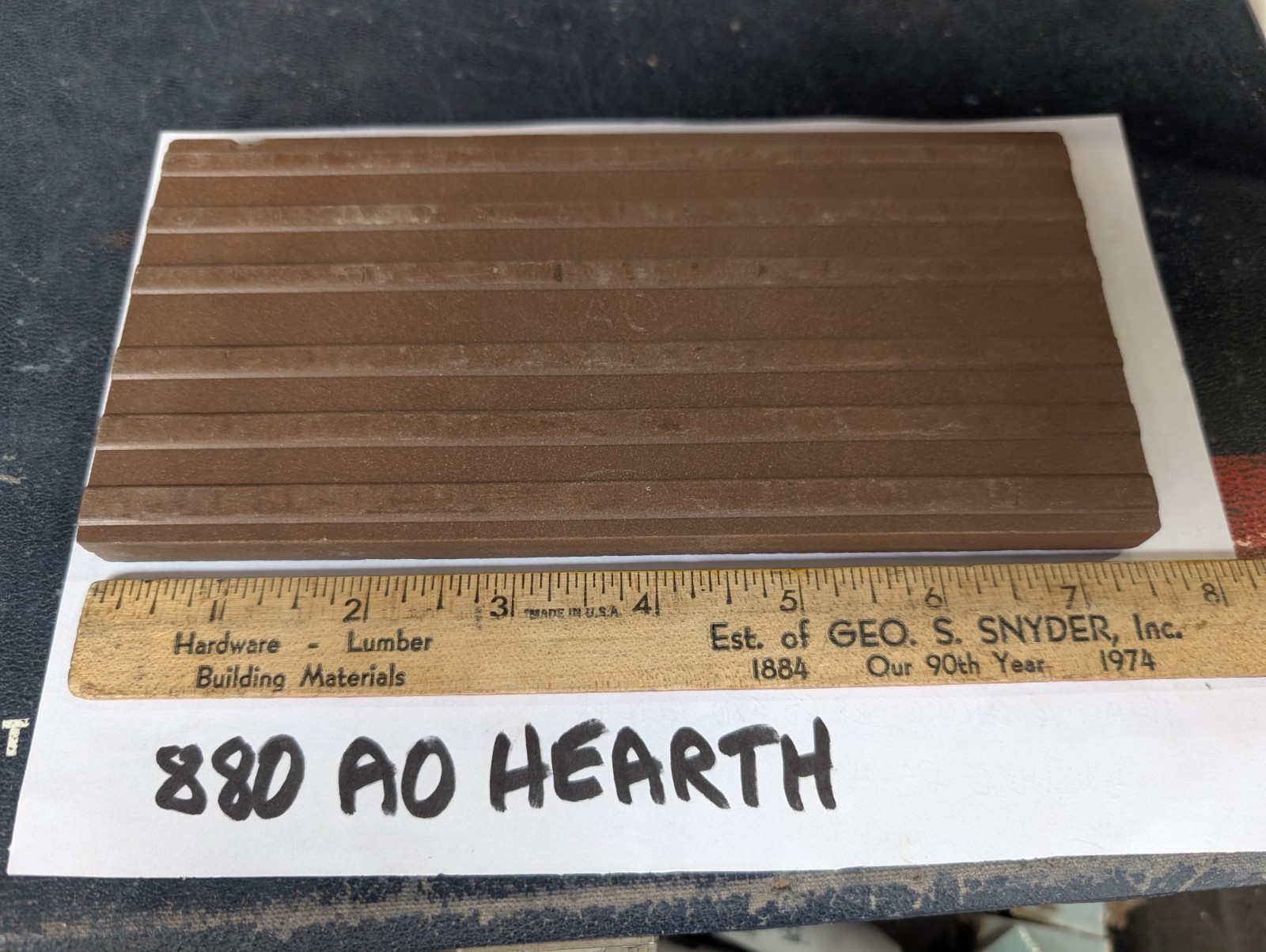 1 Pc American Olean Primitive Encore Unglazed Tile 7-5/8″ X 3-5/8″ HEARTH #880