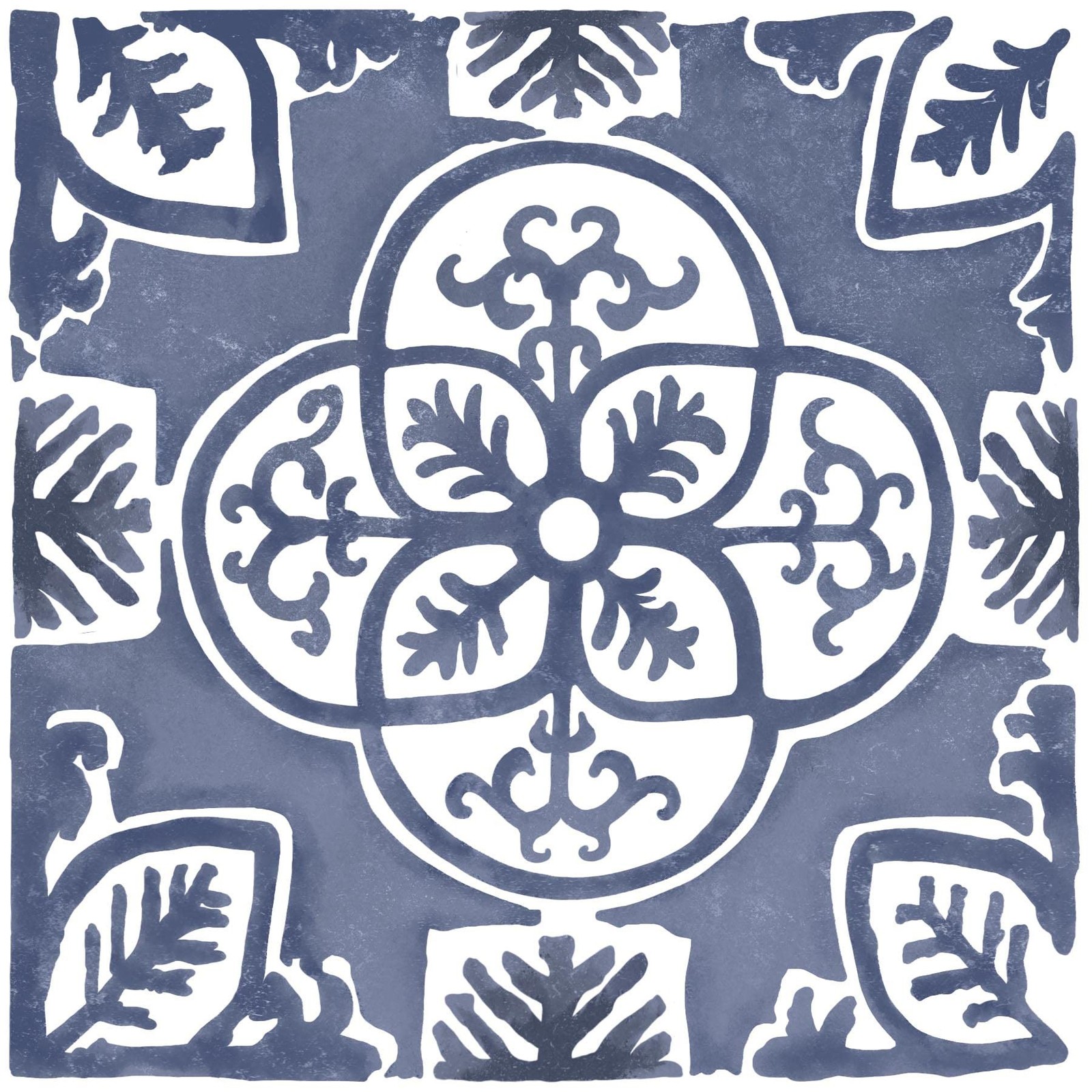 WallPops, Caeli Peel & Stick Wall Tiles, Blue, Peel and Stick Floor Tile, Geo…