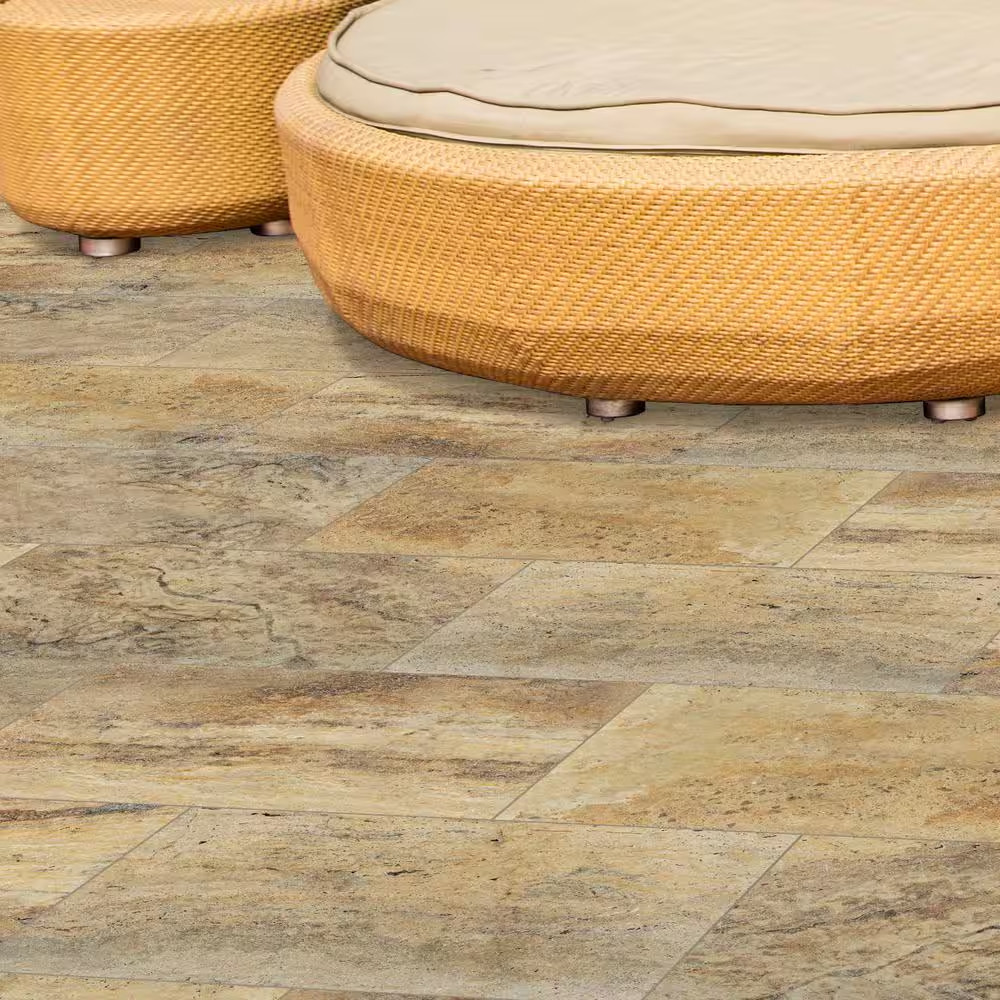 Tuscany Scabas 2 Cm. X 16 In. X 24 In. Tumbled Travertine Paver Tile (2.67 Sq. F