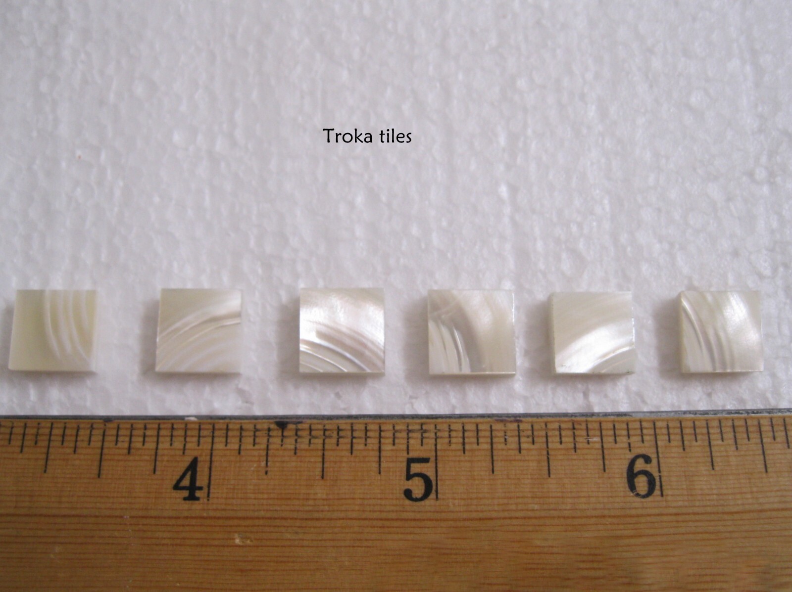 **FINAL SALE** Troka 10 x 10 mm squares (price per 10 units)