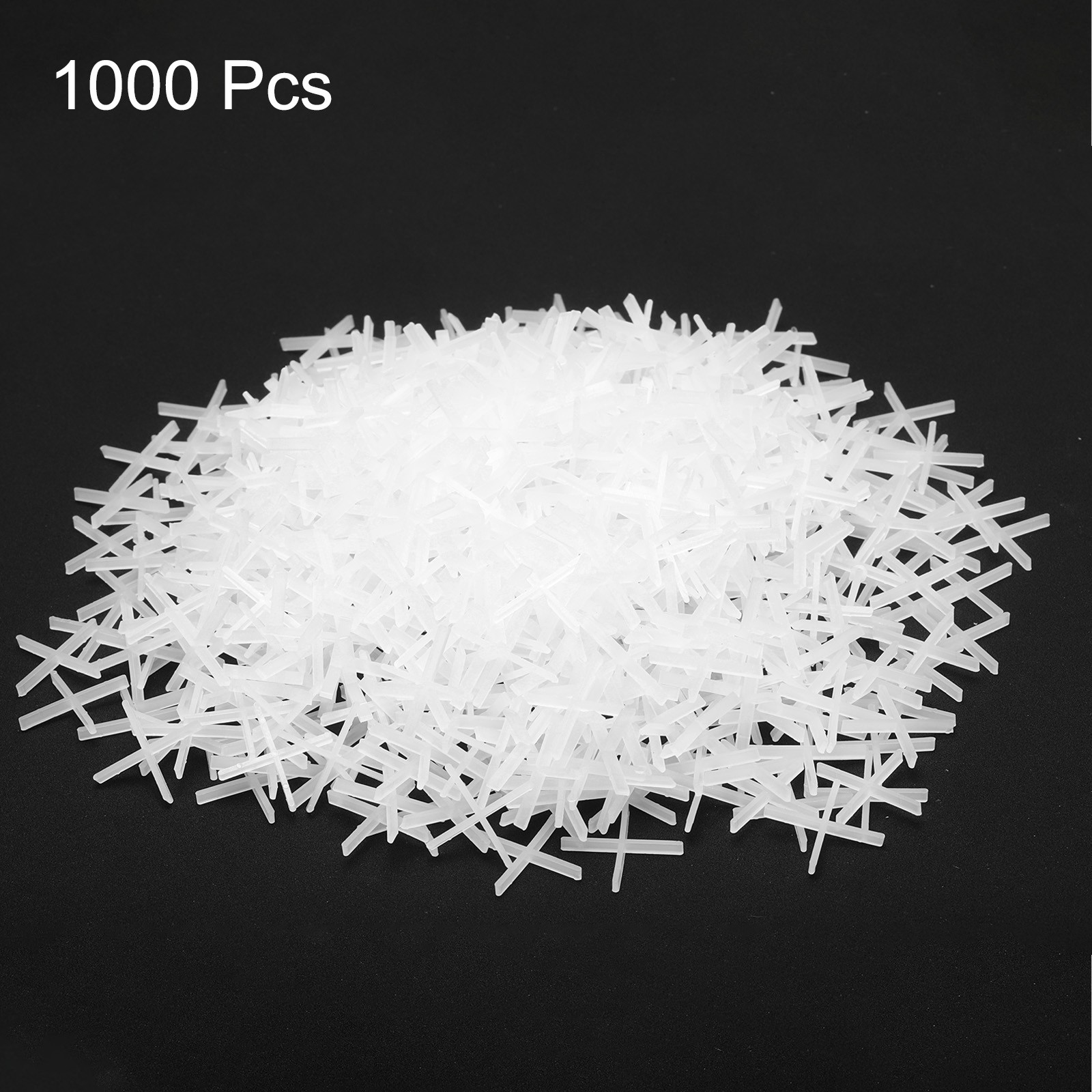 1000pcs Tile Spacers 1mm Hard Plastic Cross Tiles Leveler Spacer for Ceramic