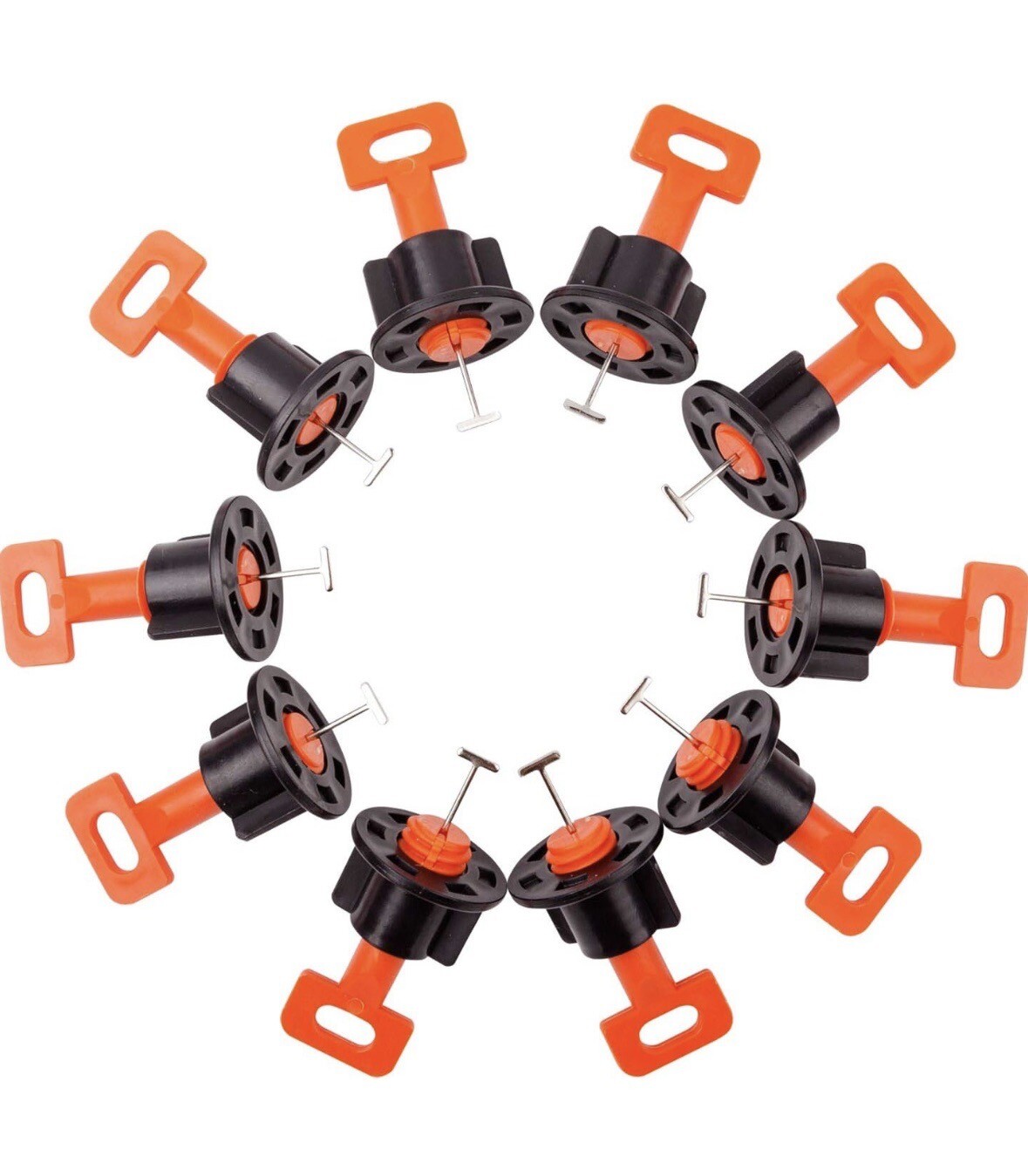 TILE T LEVELING SYSTEM KIT WITH 100PCS TILES T LEVELERS & 2 SPECIAL WRENCHES