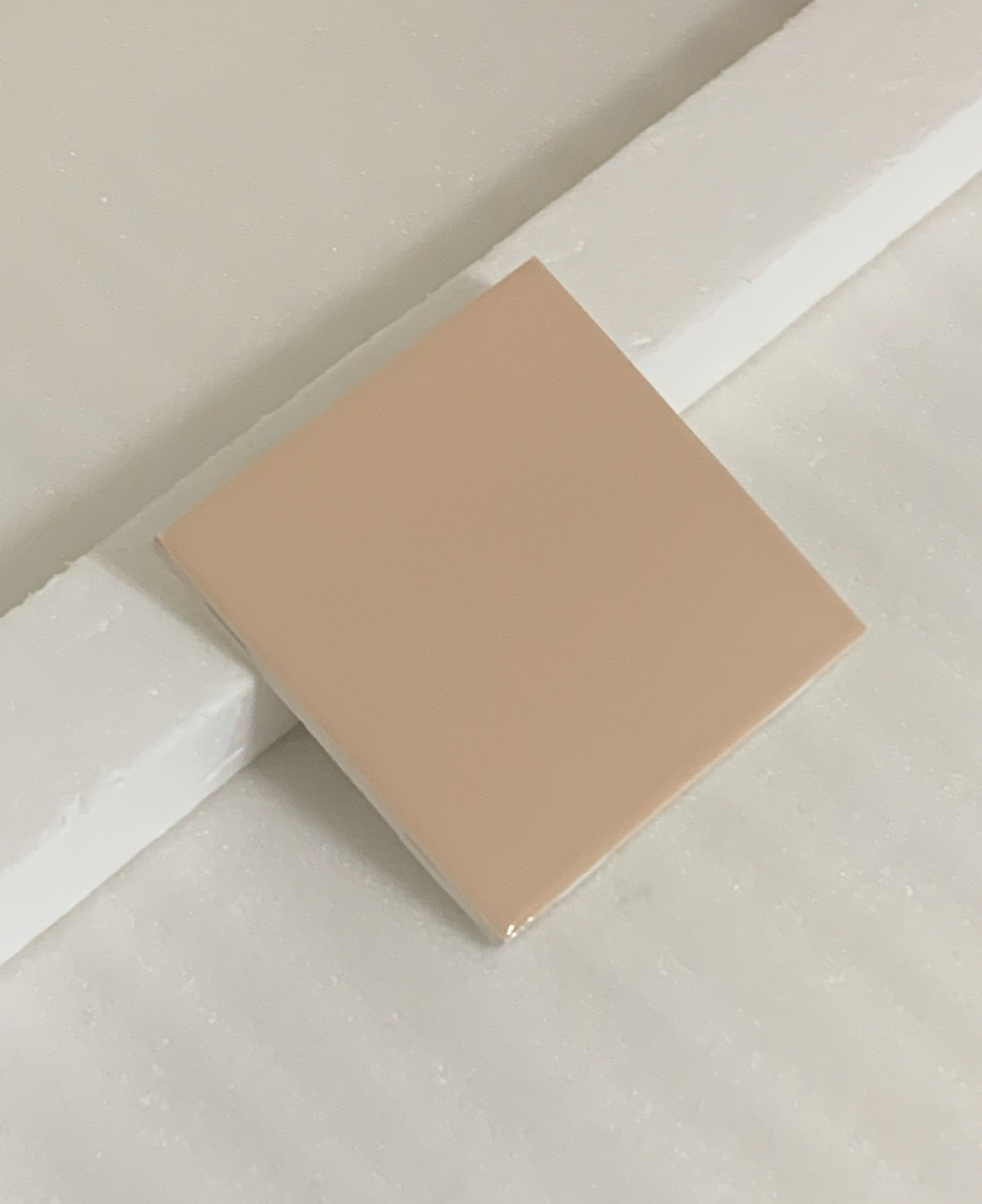New Vintage Wenczel Tile Co Ceramic Suntan #221 Gloss 4 5/16″ x 4 5/16″
