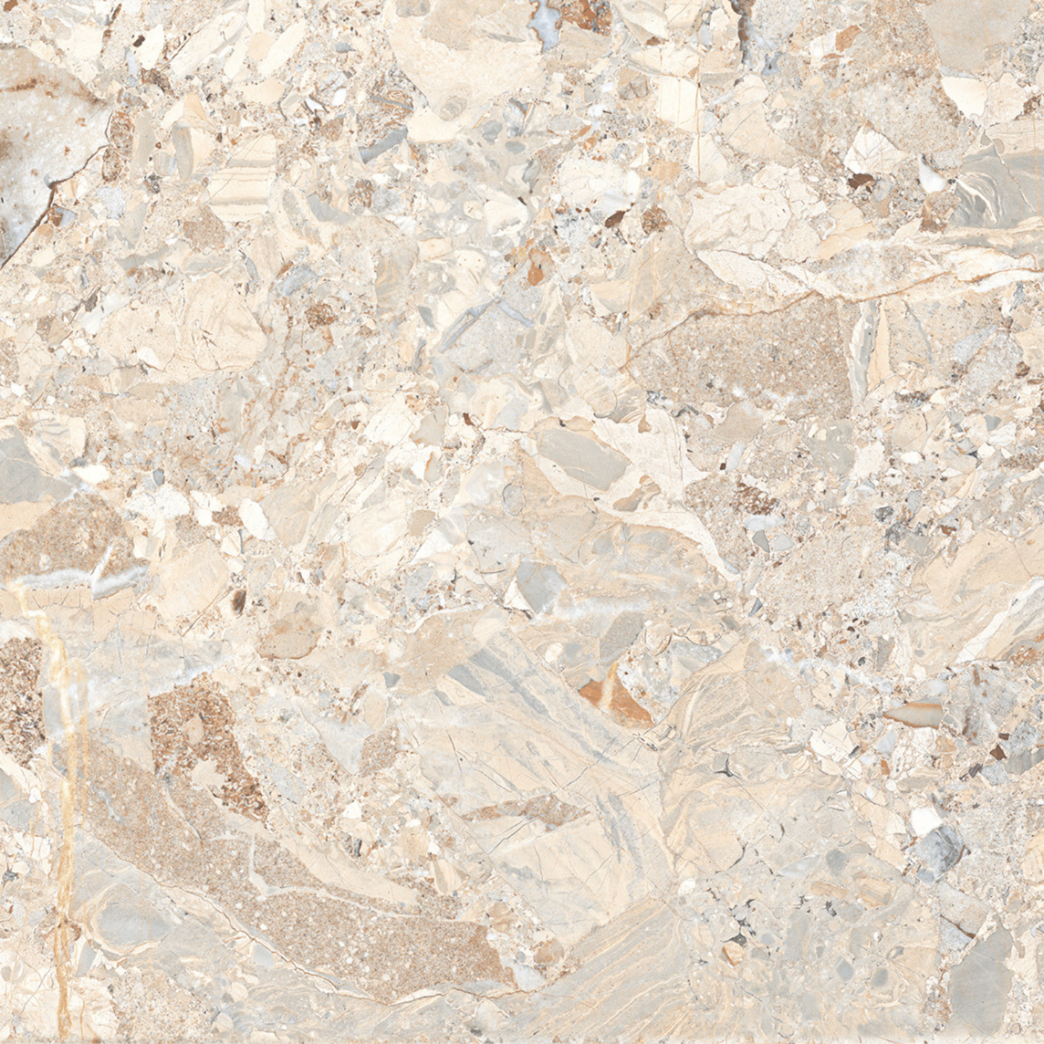 My Luxury Flooring MK GLOSSY Quantic Crema Porcelain Tiles – 24×48 In Warm Tile