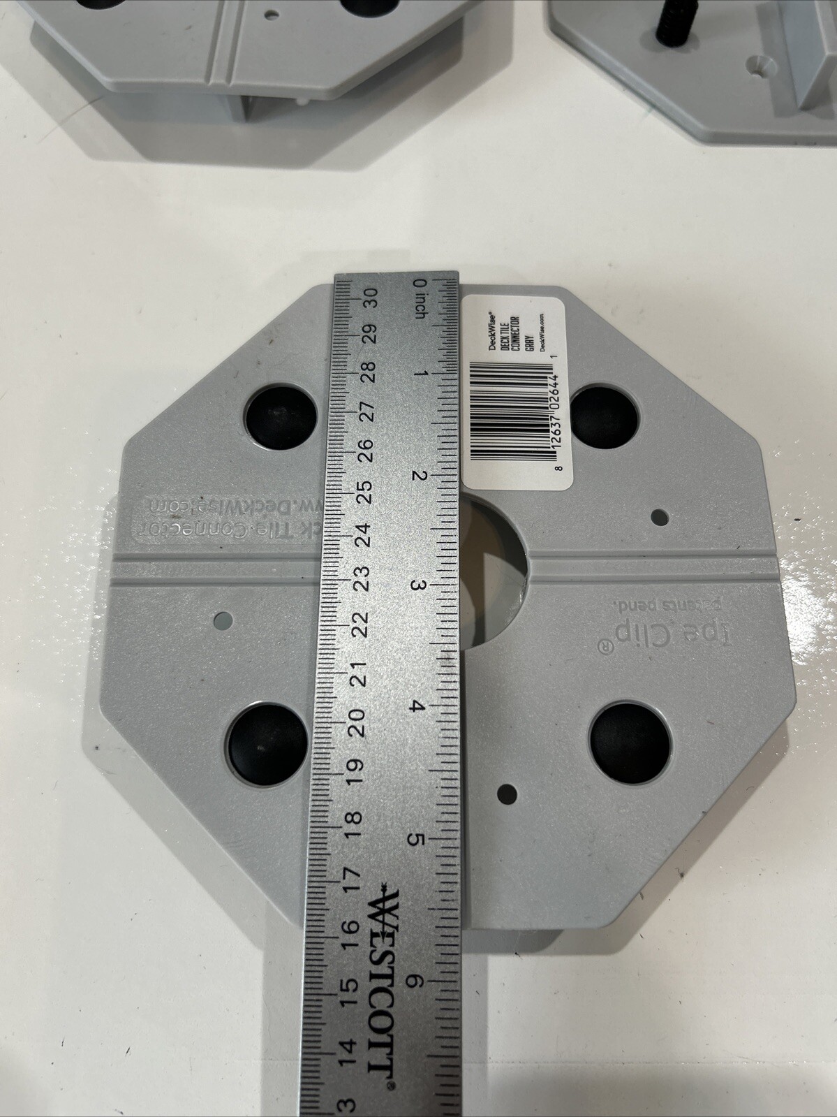 Deck Tile Connector IPE Clip Wise Gray Lot of 5 Pieces