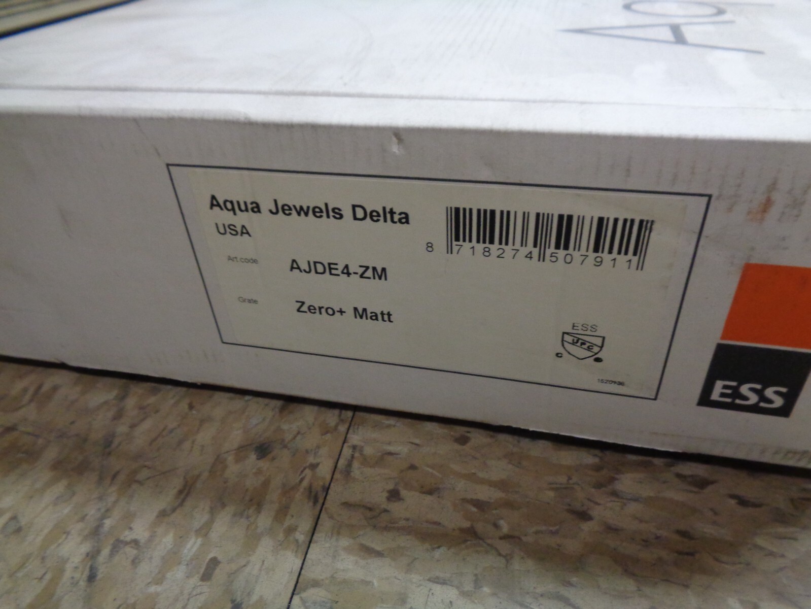 Aqua Jewels Easy Drain Delta 8″ x 8″ Bathroom Grate Corner AJDE4-ZM STAINLESS