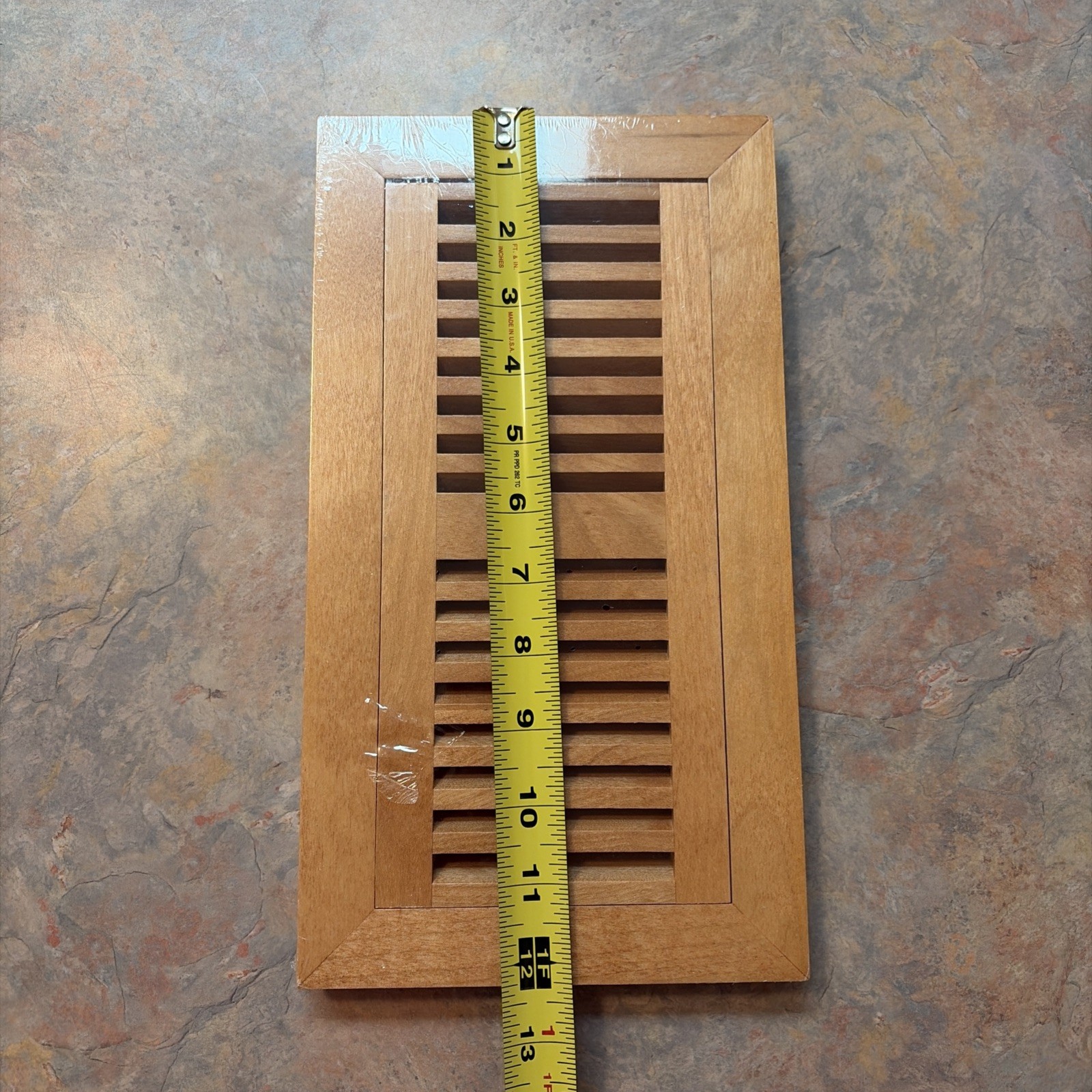 Artistic Finishes Hardwood Birch Floor Vent with Ample Air Flow Regulator NEW