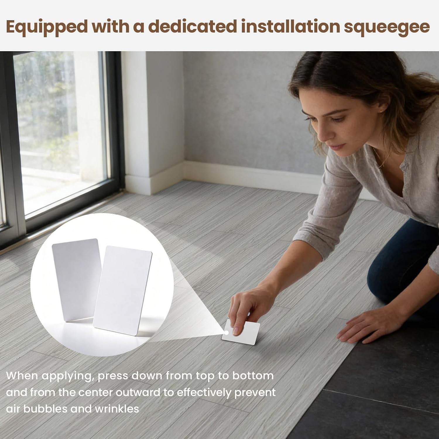 Durable Waterproof Peel and Stick Floor Tiles – Natural Wood Look for DIY Bliss