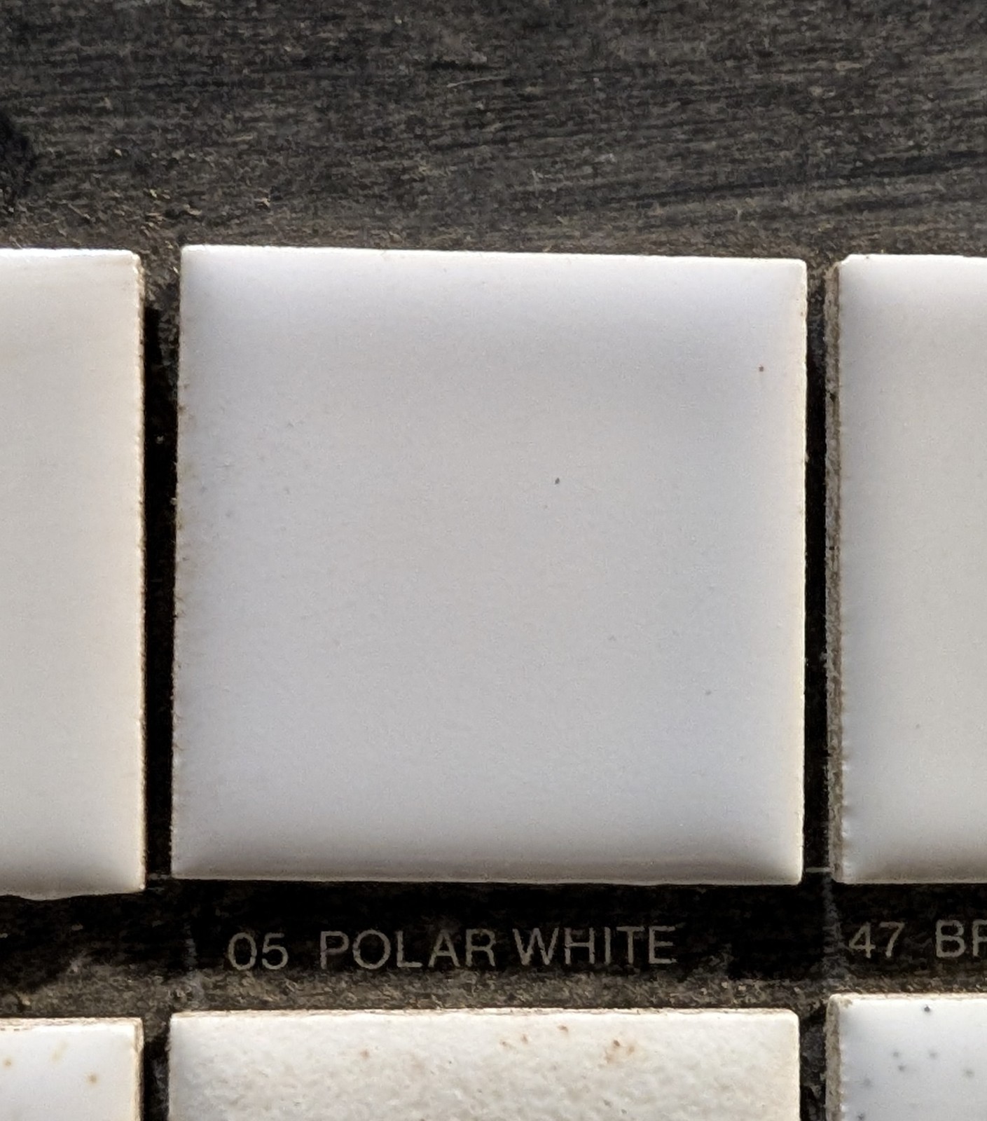 American Olean Ceramic Tile Soap Dish Tub Wall BA725 Polar White 05 New