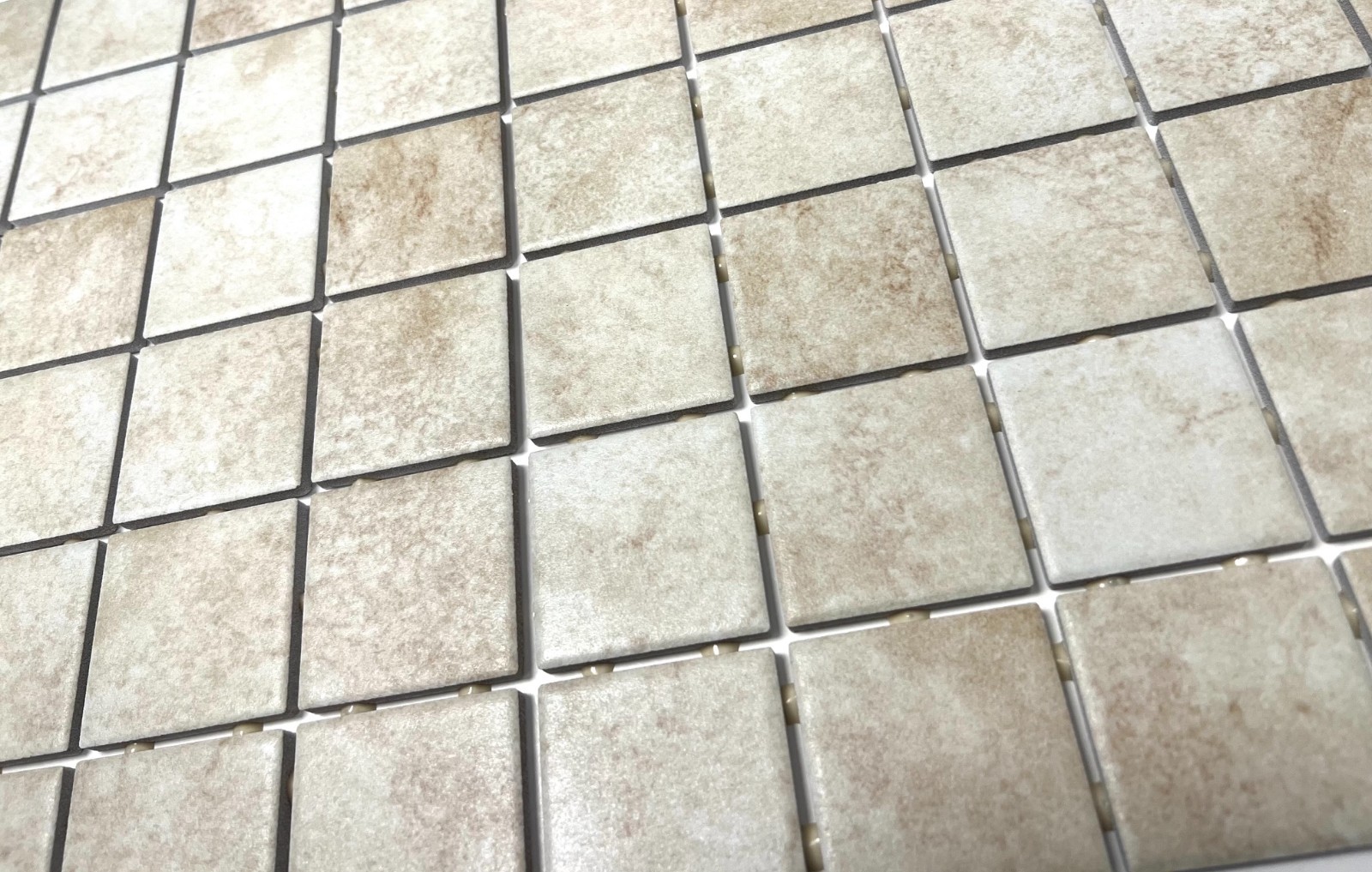 2×2 Beige Matte Floor and Wall Porcelain Mosaic Tile