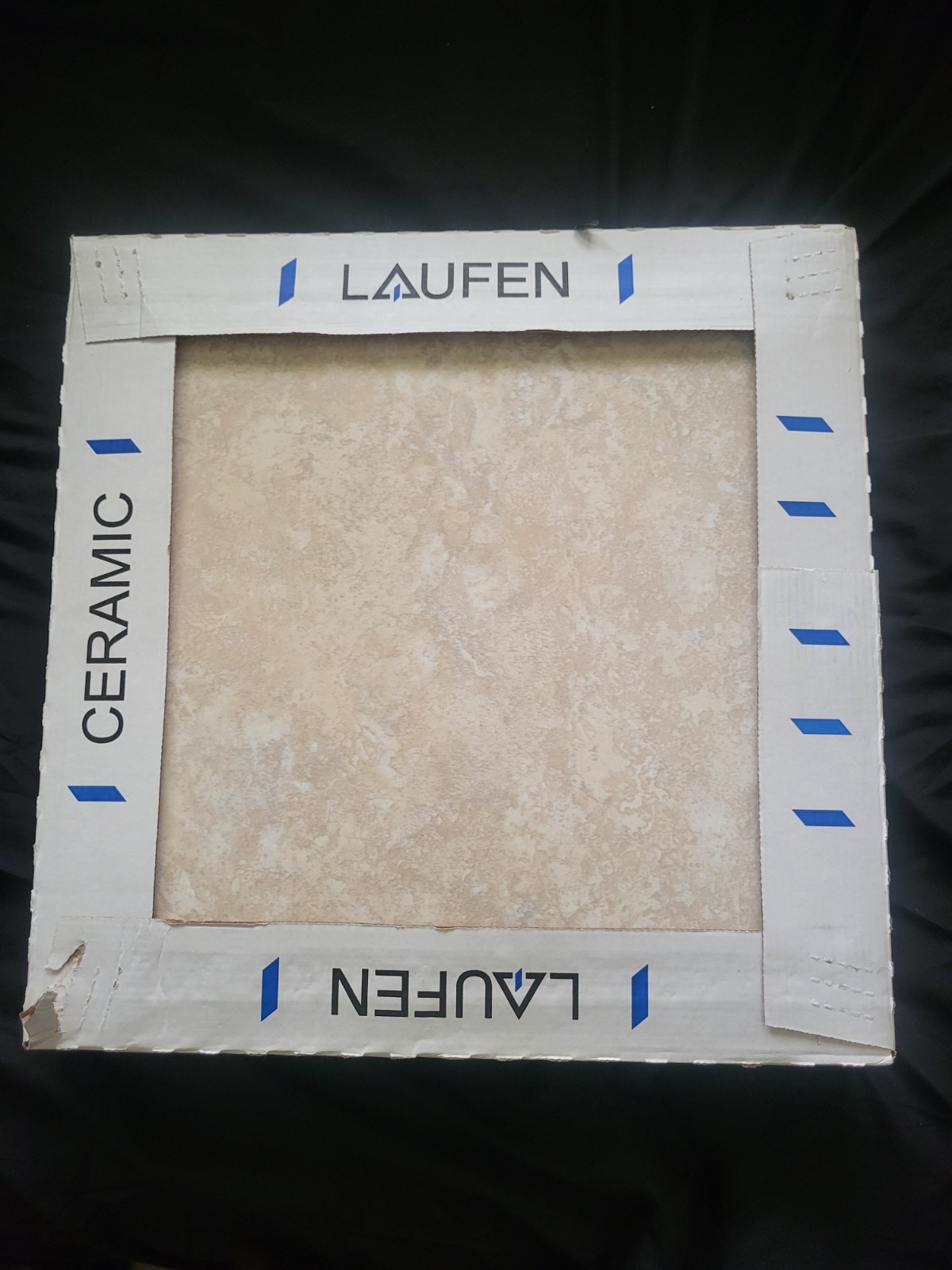 Laufen Cream Ceramic Tile 16X16 Lot Of 9