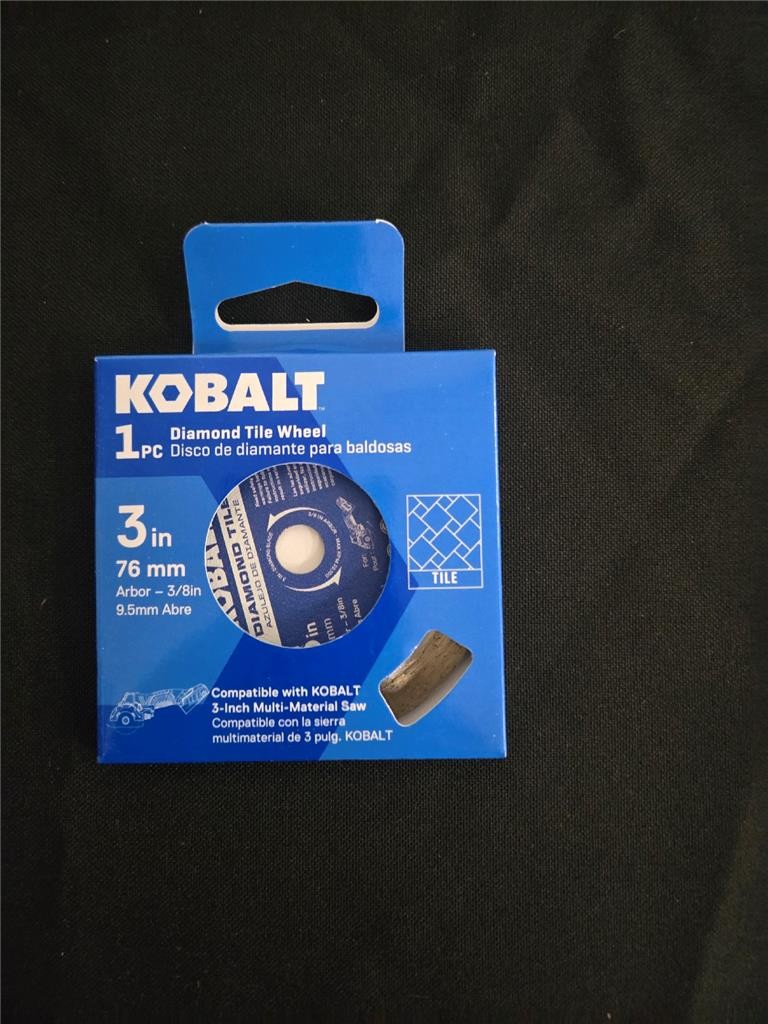 = Lot of 10 Kobalt 3″ Diamond Tile Wheel Arbor 3/8″ KTW 224-03 NEW