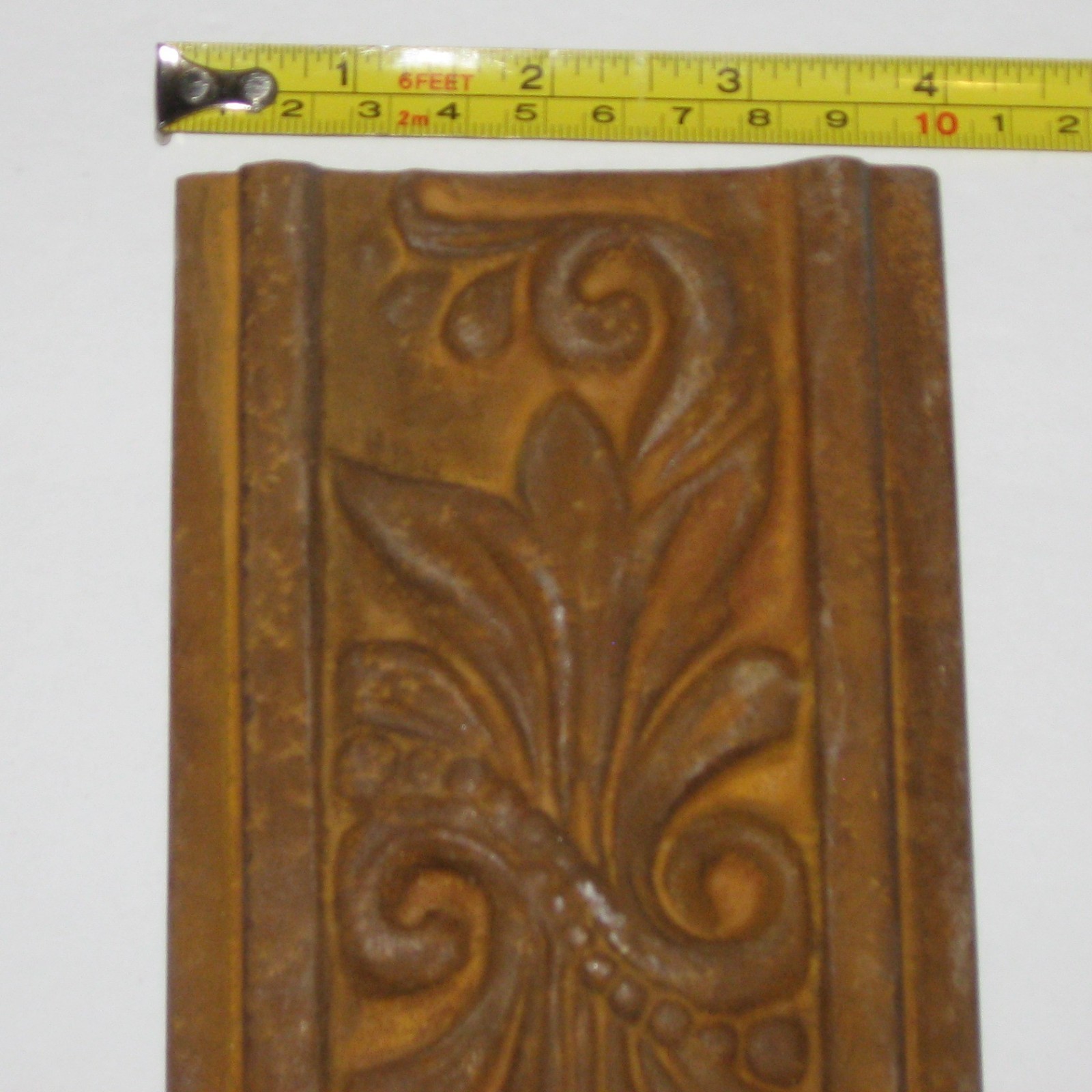 4″ x 7 1/2″ Henna Calypso Resin Liner Insert Accent Wall Tile – Lot of 21 pcs