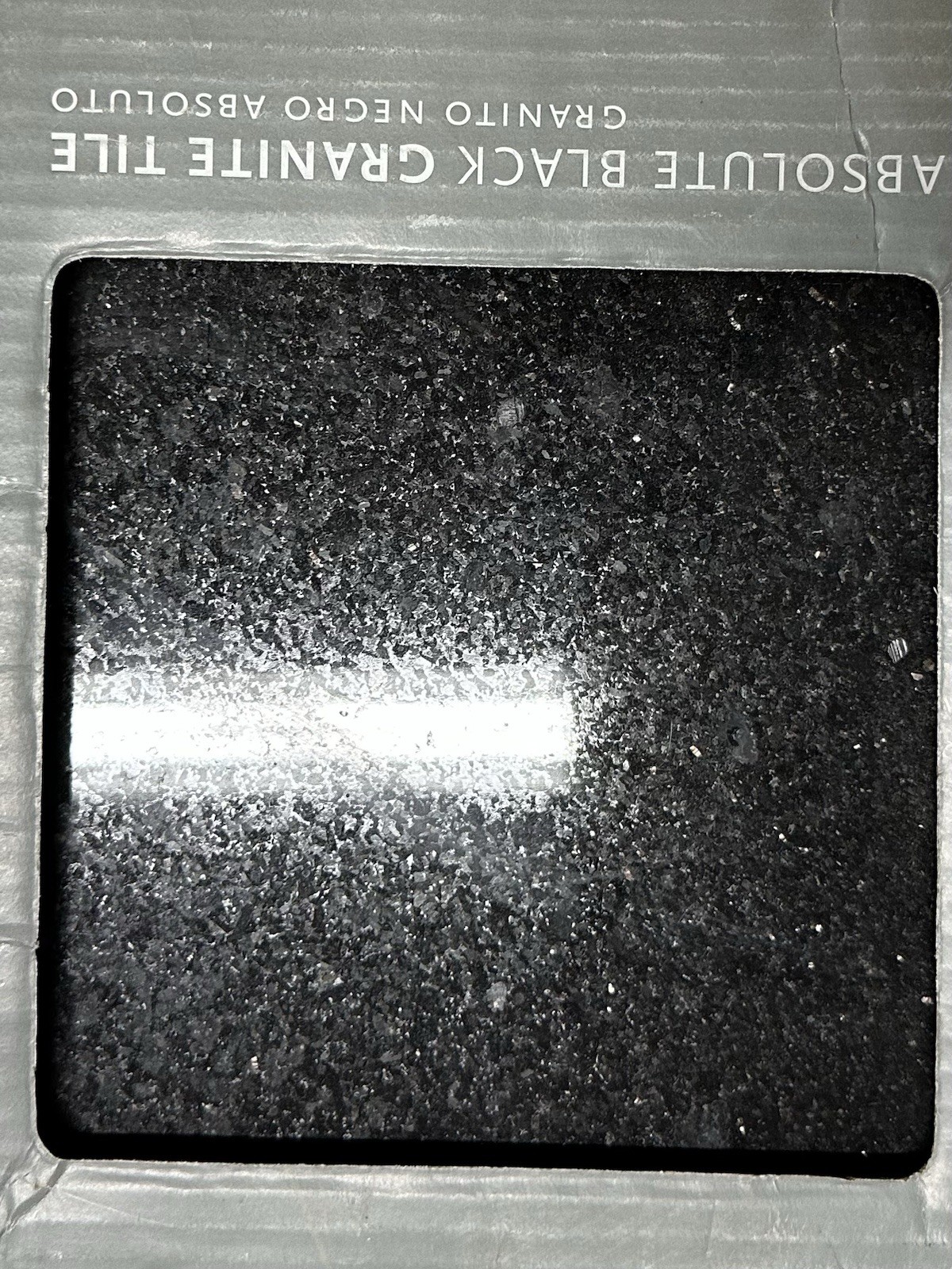 Anatolia Tile & Stone Black Granite Floor & Wall Tile Square Model 20-632