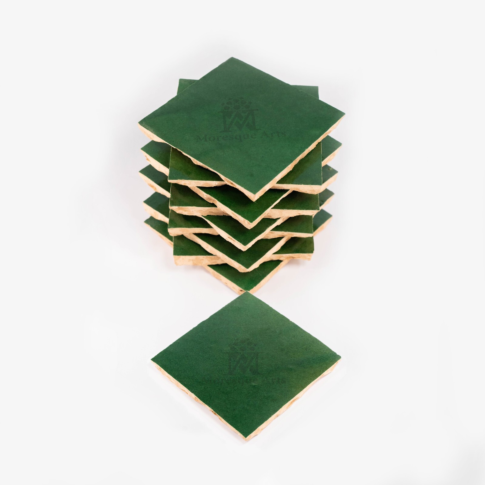 Authentic 4×4 Handmade Moroccan Zelig Tiles (6.7 SF / 60 PCS)