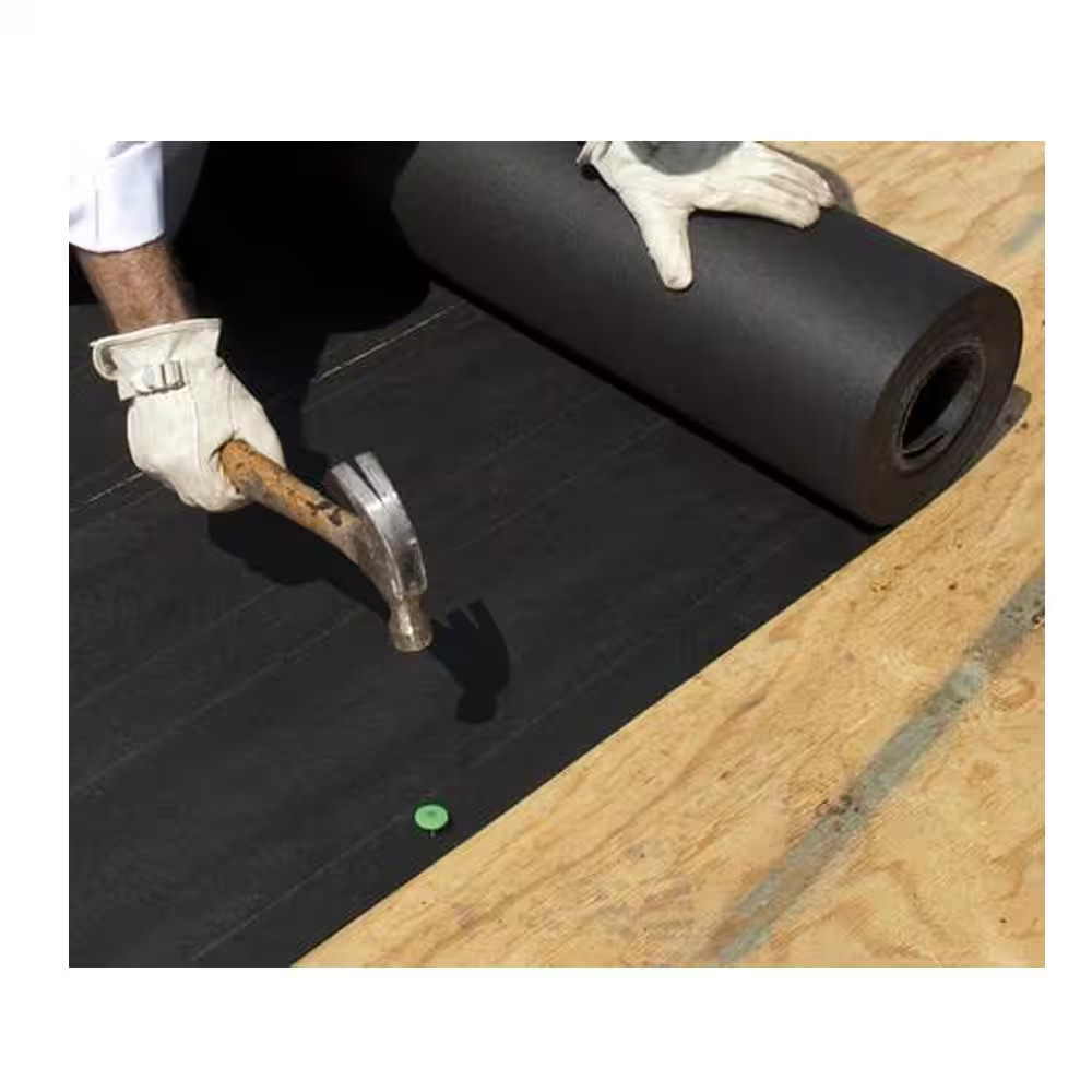 Felt Roof Underlayment 216 Sq Ft Waterproof Breathable Membrane Shingle Tile
