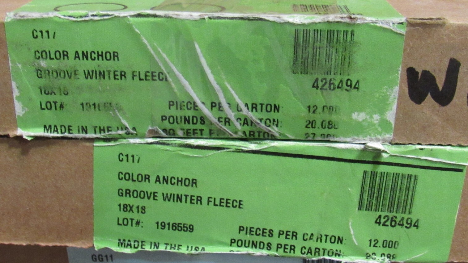 NEW Mannington Commercial Shaw 18×18″ LVT Luxury Vinyl Tile 1800 Sq Ft Glue Down