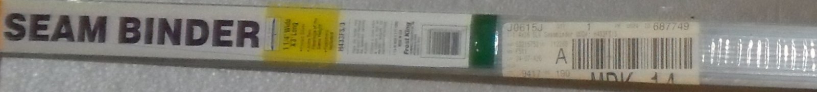 Frost King H333FB/3 Seam Binder various lot of 3