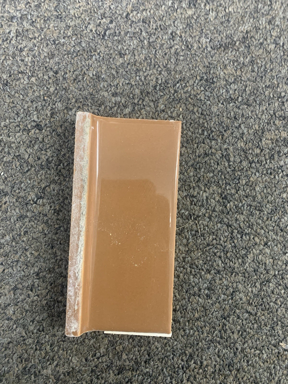 MCM Brown Ceramic Wall Edge 6″ x 2 7/8″ Tiles 20 Available
