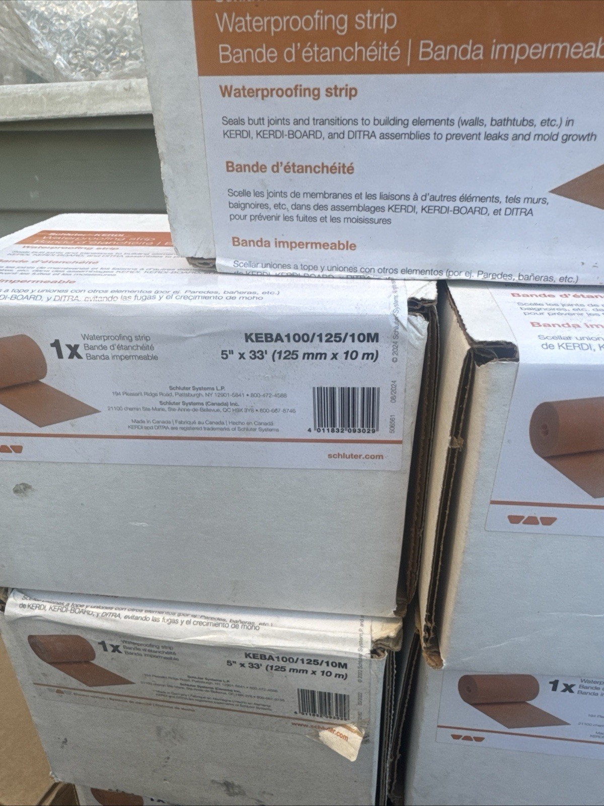 Schluter Kerdi Band 5″x33 ‘ Waterproofing Strip