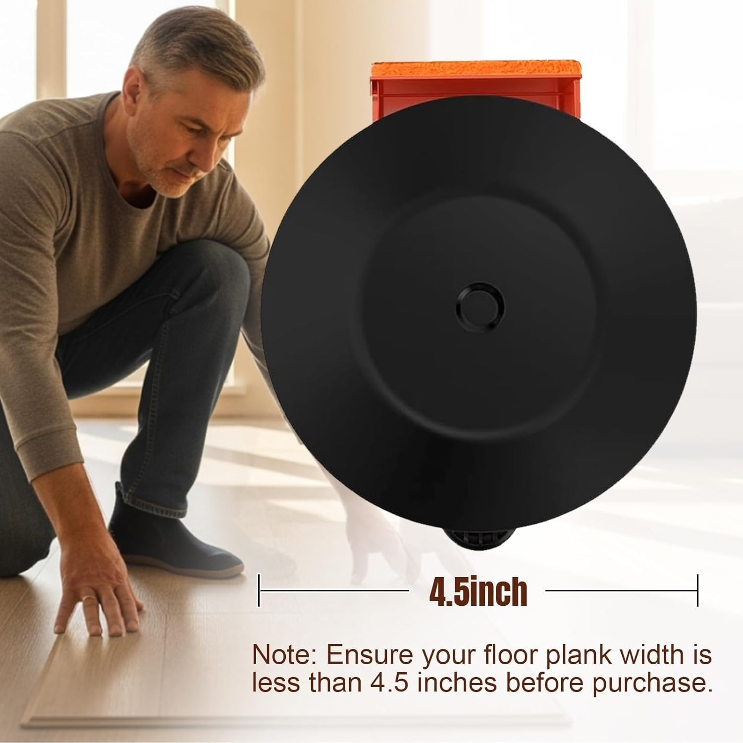Versatile Floor Suction Tool with 5 Non-Slip Pads – Strong Carbon Steel Design