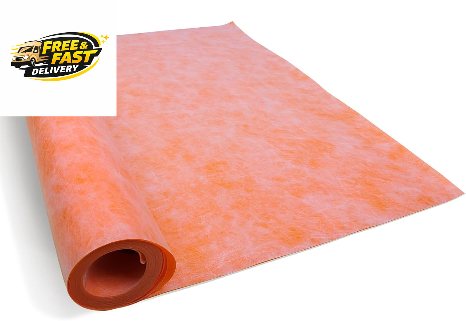 Waterproofing Membrane for Shower 3.8X33Feet (125 Sq Ft) 23.6 Mil Thick Uncoupli
