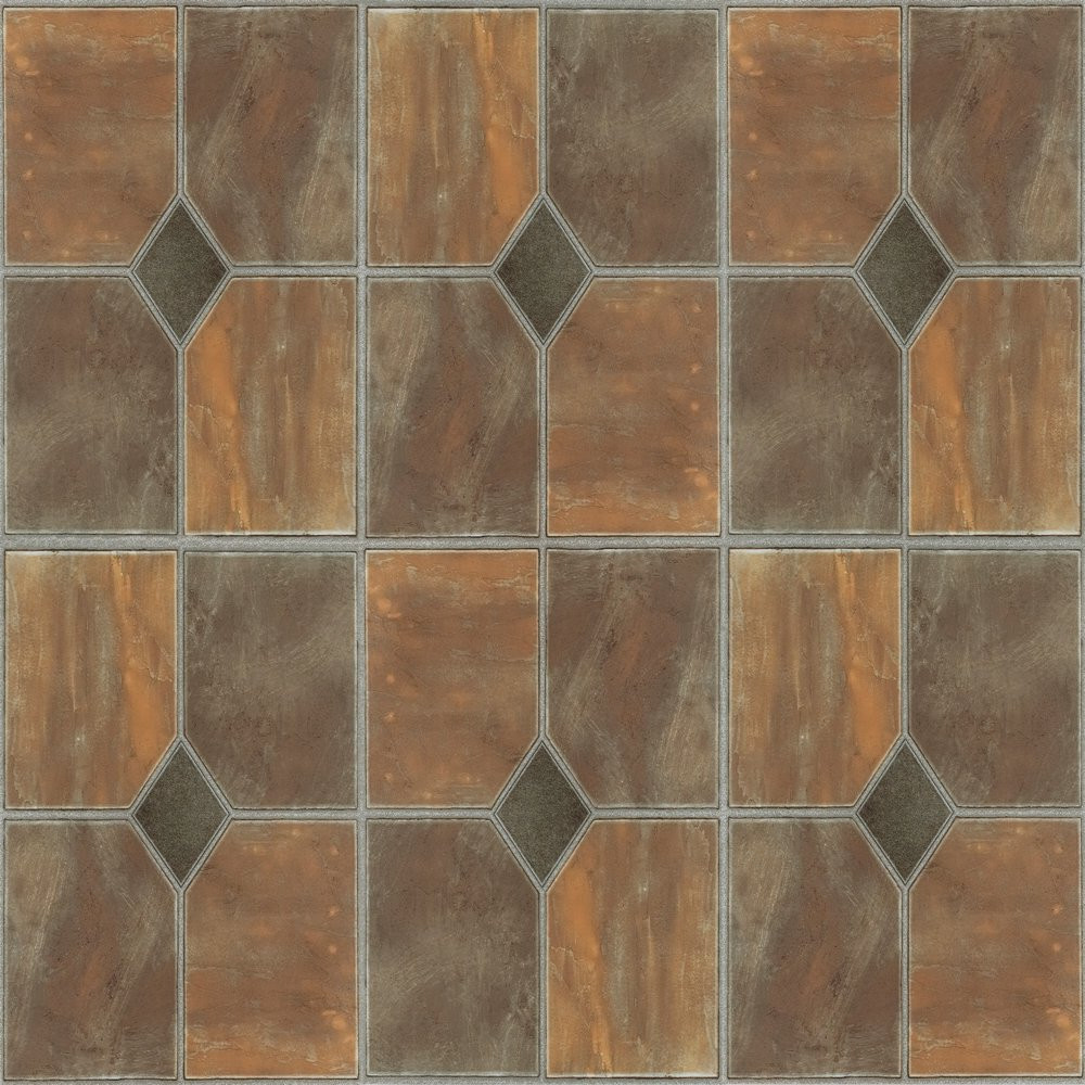 Thick Peel & Stick Vinyl Floor Tiles 20 Tiles/20 Sq. Ft. Rustic Slate 12″X12″
