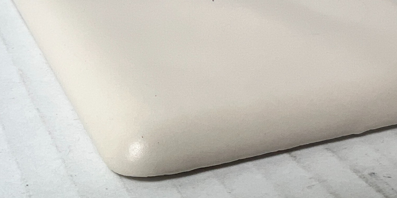 One Florida Tile Ceramic Matte Bone 503 Potters Touch 4 3/8″ Bullnose Corner