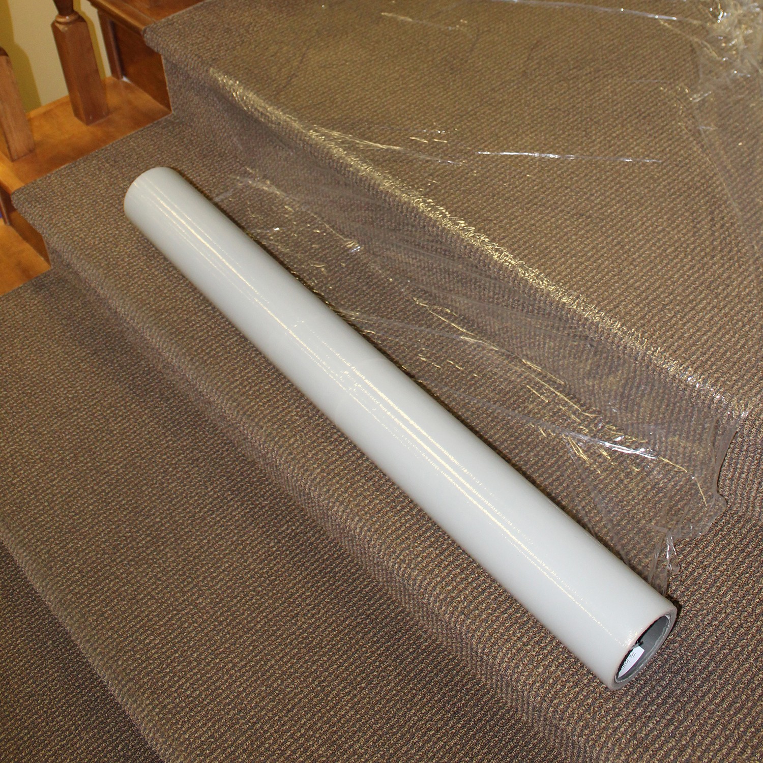 BISupply | Plastic Carpet Protector Film 200’ Ft Plastic Carpet Protector