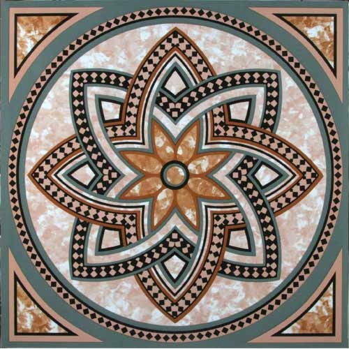 Mosaic Vinyl Floor Tile 20 Pcs Self Adhesive Flooring – Actual 12” x 12”