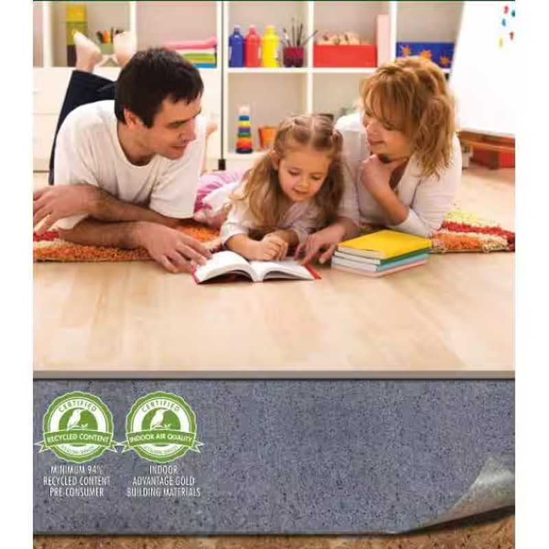 100 Sq. Ft. 3 Ft. X 33.4 Ft. X 1/8 In. Underlayment for Hardwood & Tile Flooring
