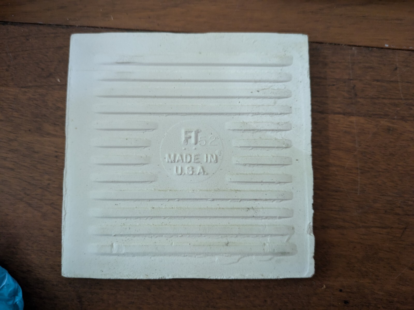 1 pc. Avocado 4-3/8″ New Glossy Ceramic Florida Tile Old New Stock